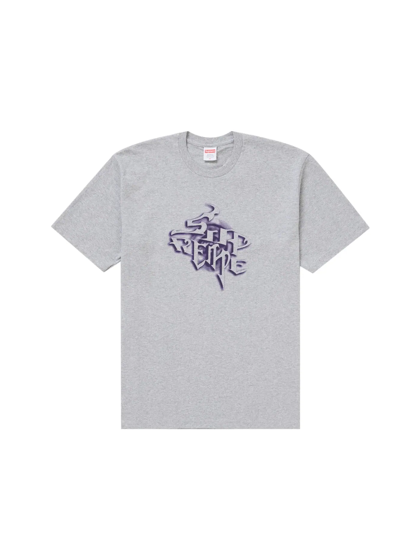 Мужская футболка с принтом Supreme Tee (FW24) — изображение 1 из 1, серый