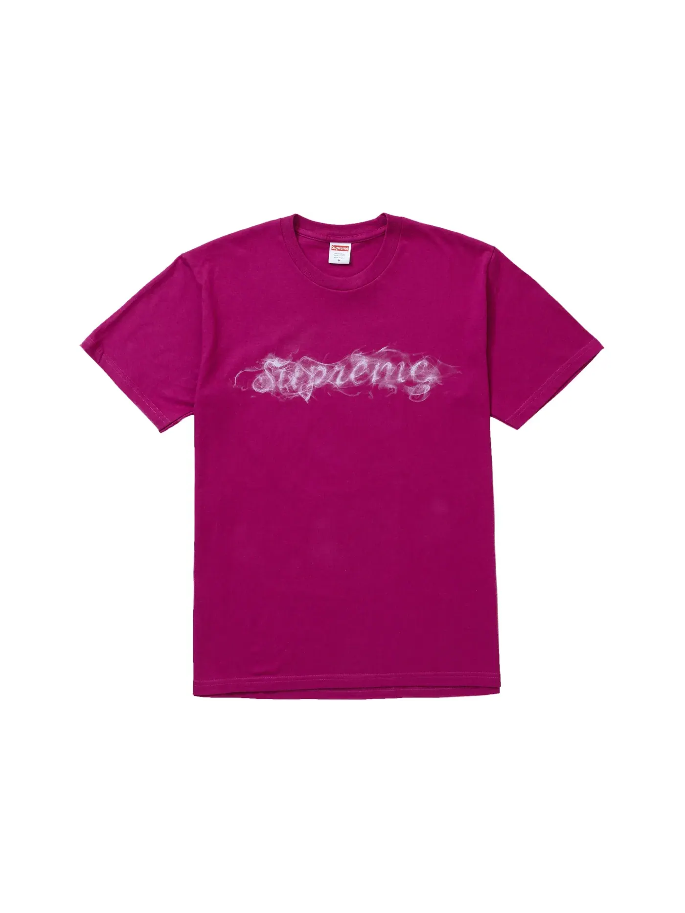 Мужская футболка с принтом Supreme Smoke Tee — изображение 1 из 1, маджента