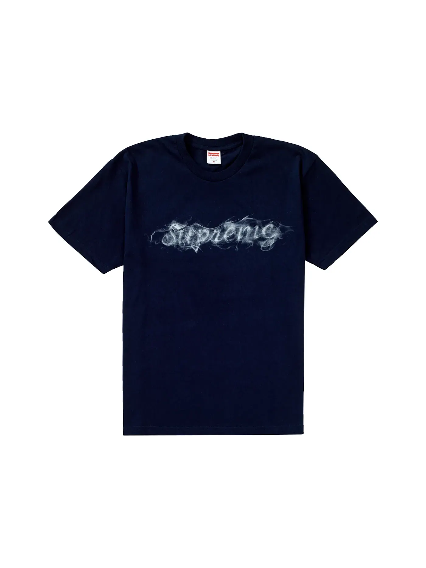 Мужская футболка с принтом Smoke Supreme — изображение 1 из 1, темно-синий