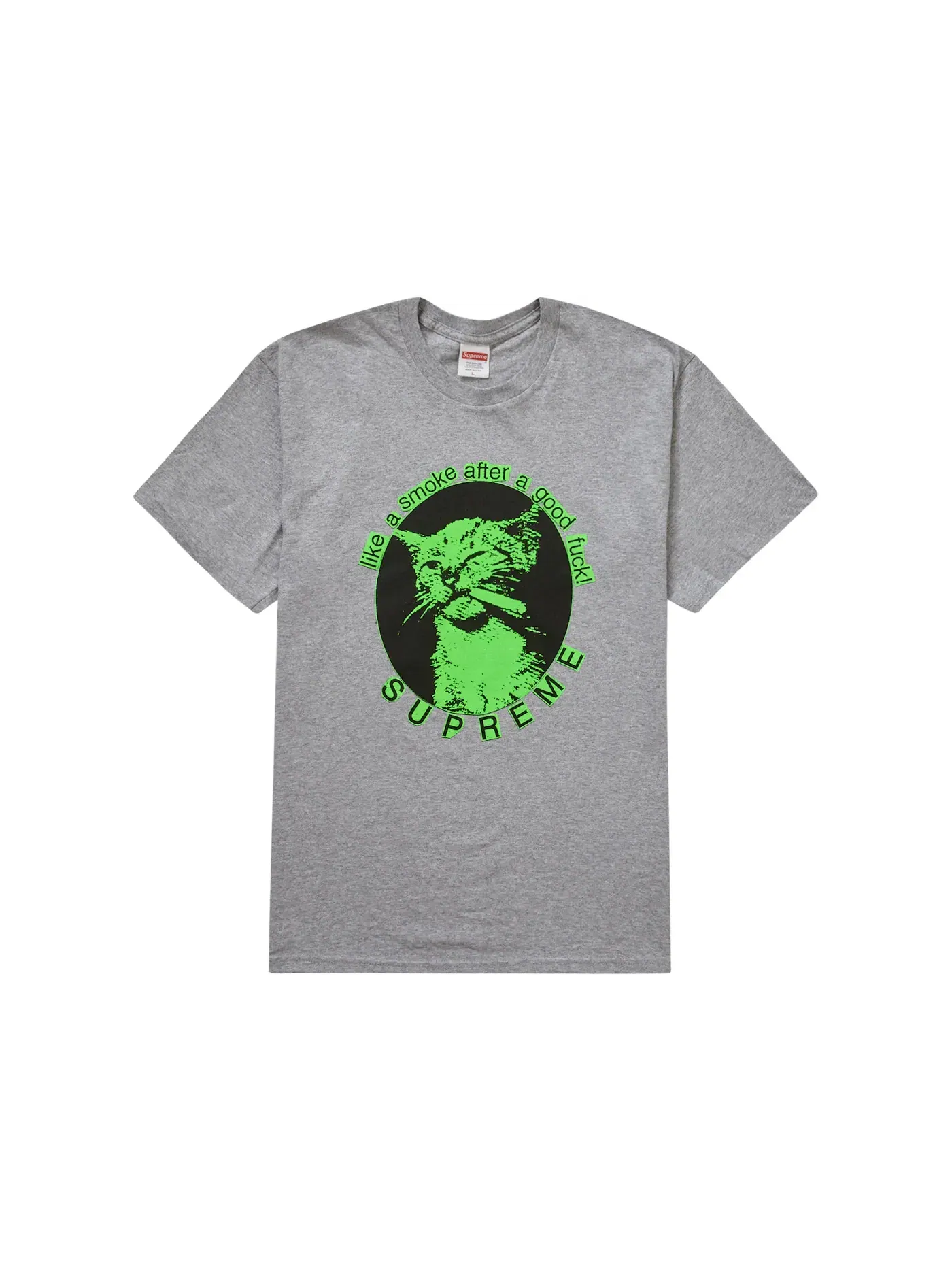 Мужская футболка с принтом Supreme Tee (SS23) — изображение 1 из 1, серый