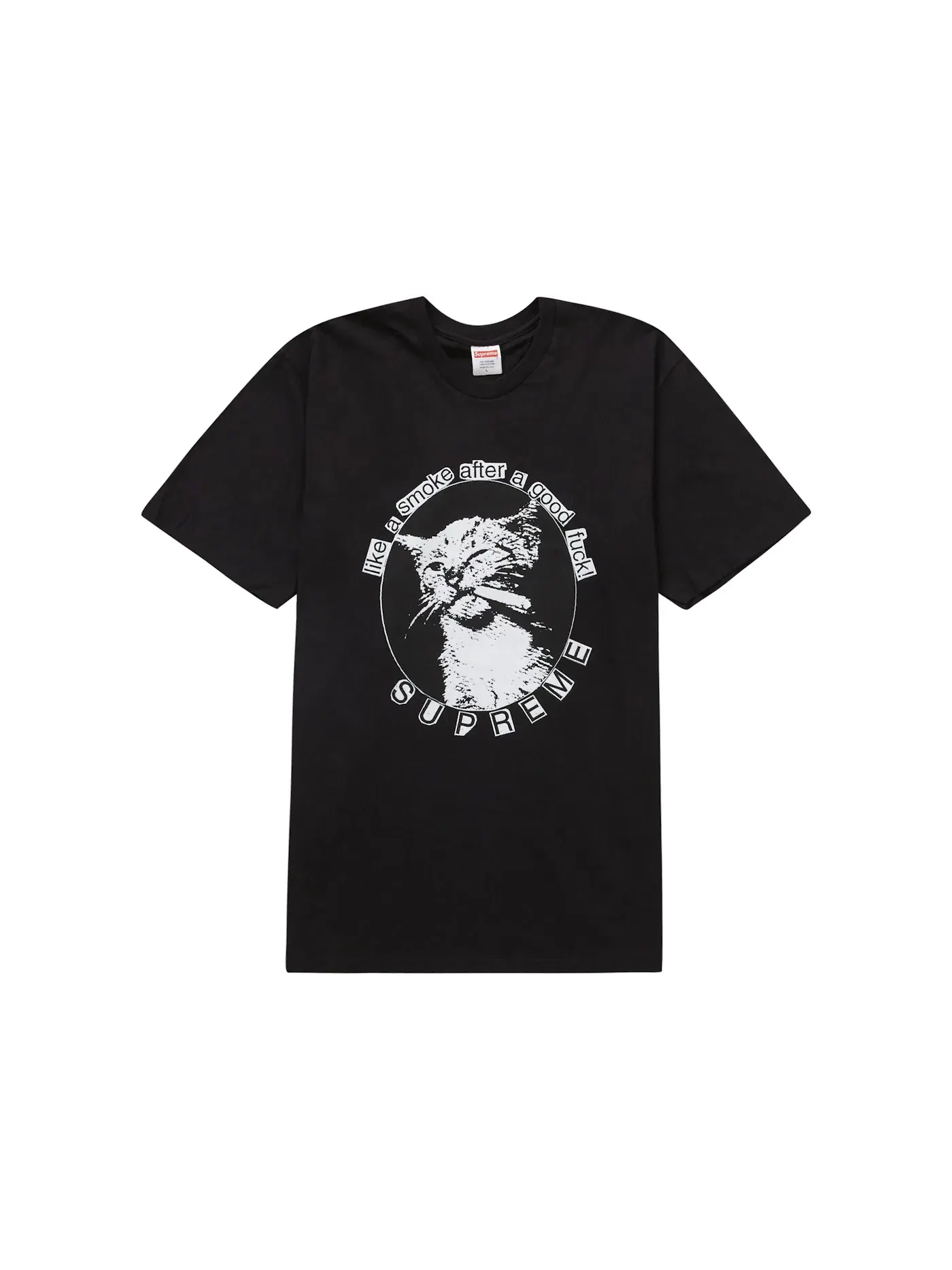 Мужская футболка с принтом Supreme Tee (SS23) — изображение 1 из 1, черный