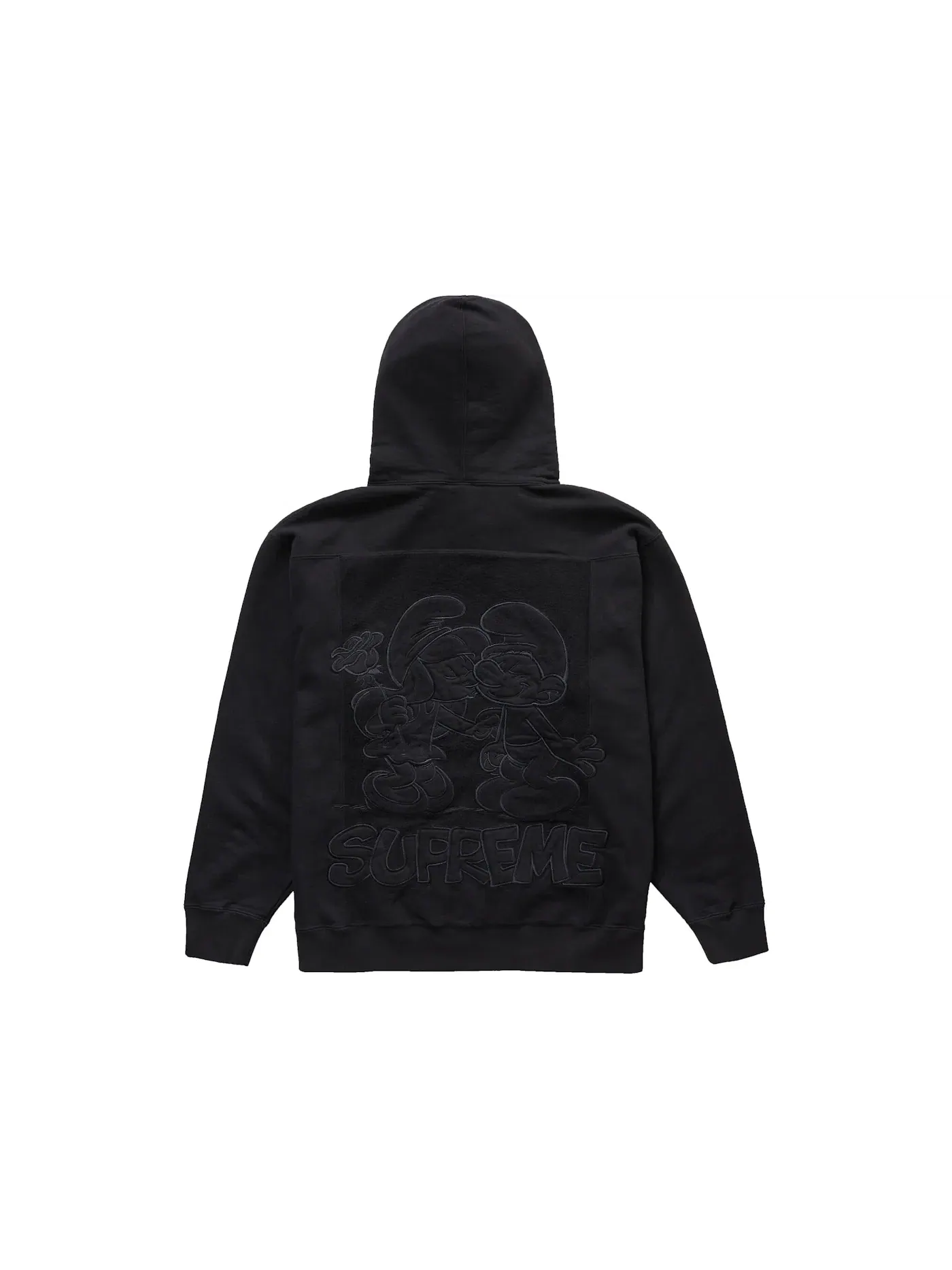 Мужской худи с принтом Hooded Sweatshirt Supreme — изображение 1 из 2, черный