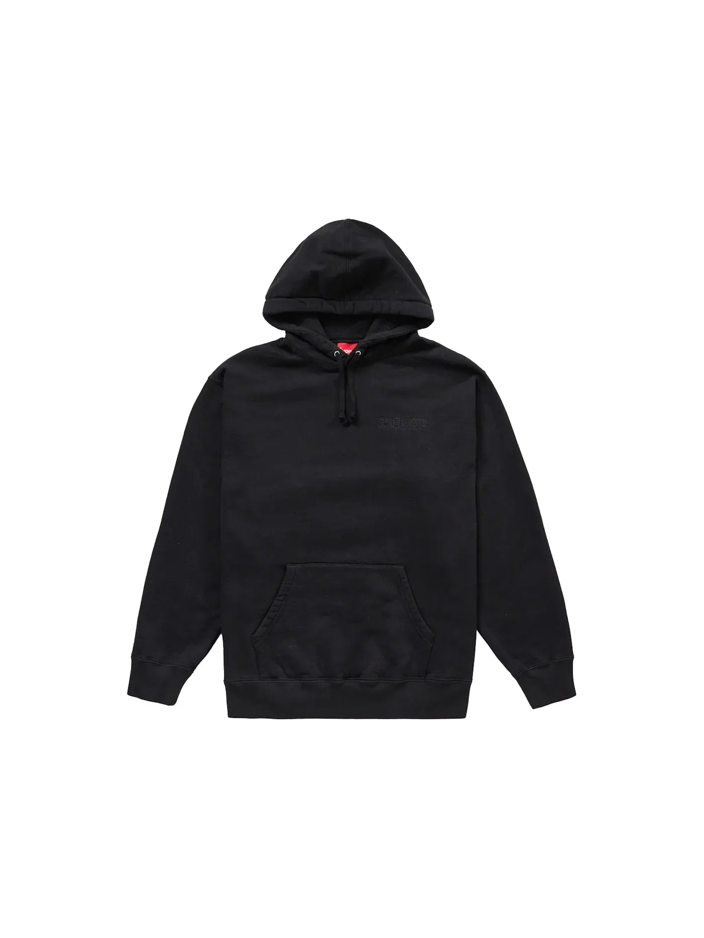 Мужской худи с принтом Hooded Sweatshirt Supreme — изображение 2 из 2, черный