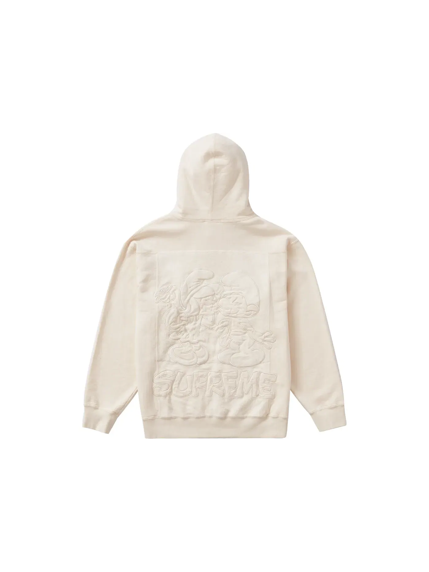 Мужской худи с принтом Supreme Smurfs Hooded Sweatshirt — изображение 1 из 2, прозрачный