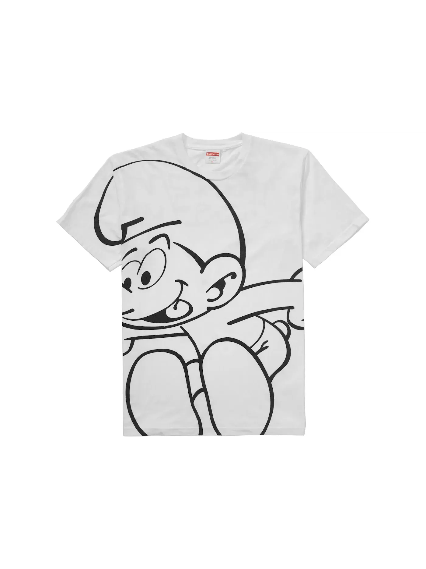 Мужская футболка с принтом Supreme Tee — изображение 1 из 2, белый