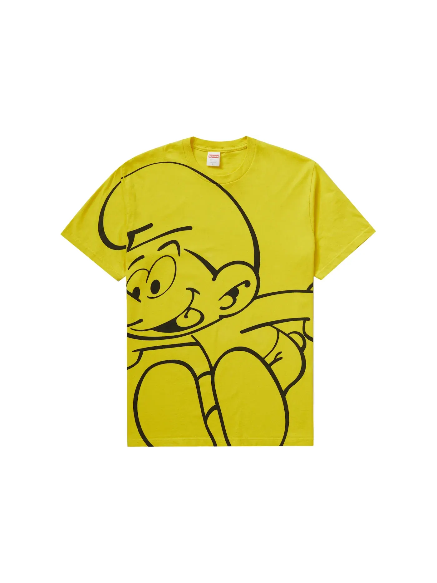 Мужская футболка Supreme Smurfs Tee — изображение 1 из 2, желтый