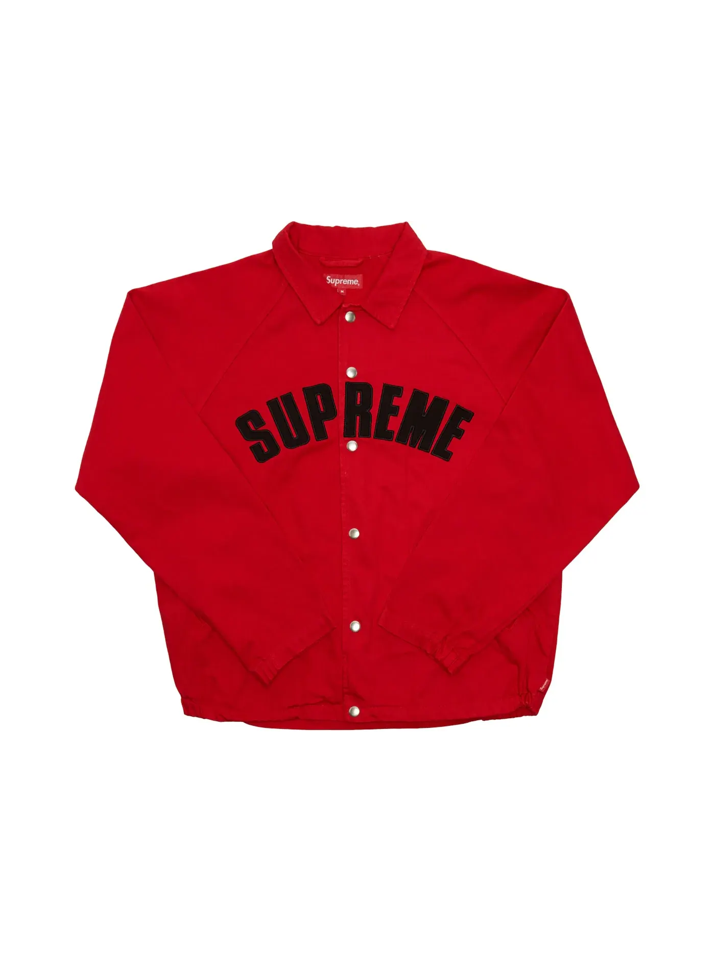 Мужская куртка с застежкой на кнопки Supreme — изображение 1 из 2, красный