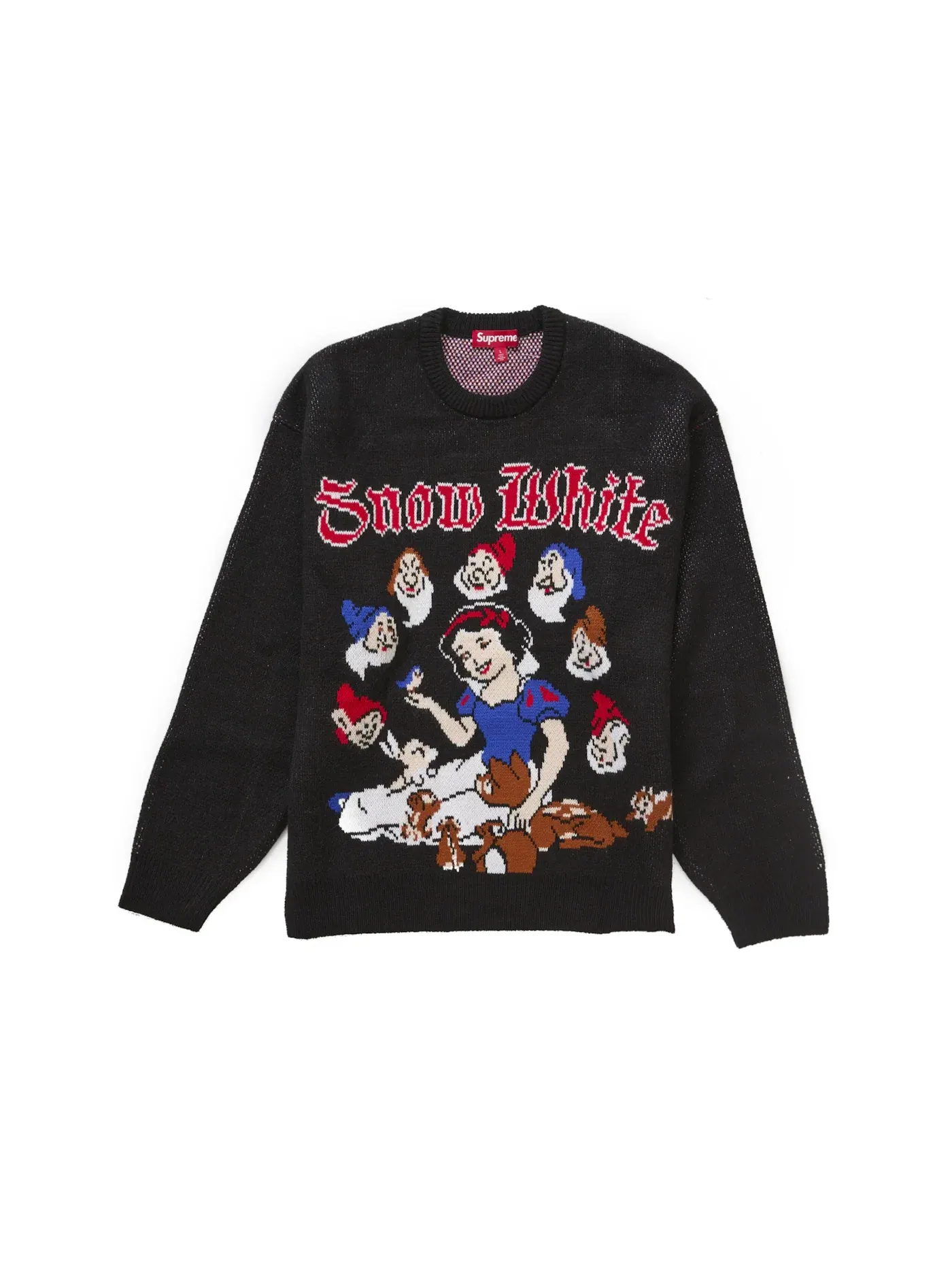 Мужской свитер с принтом Supreme Sweater Supreme — изображение 1 из 2, черный