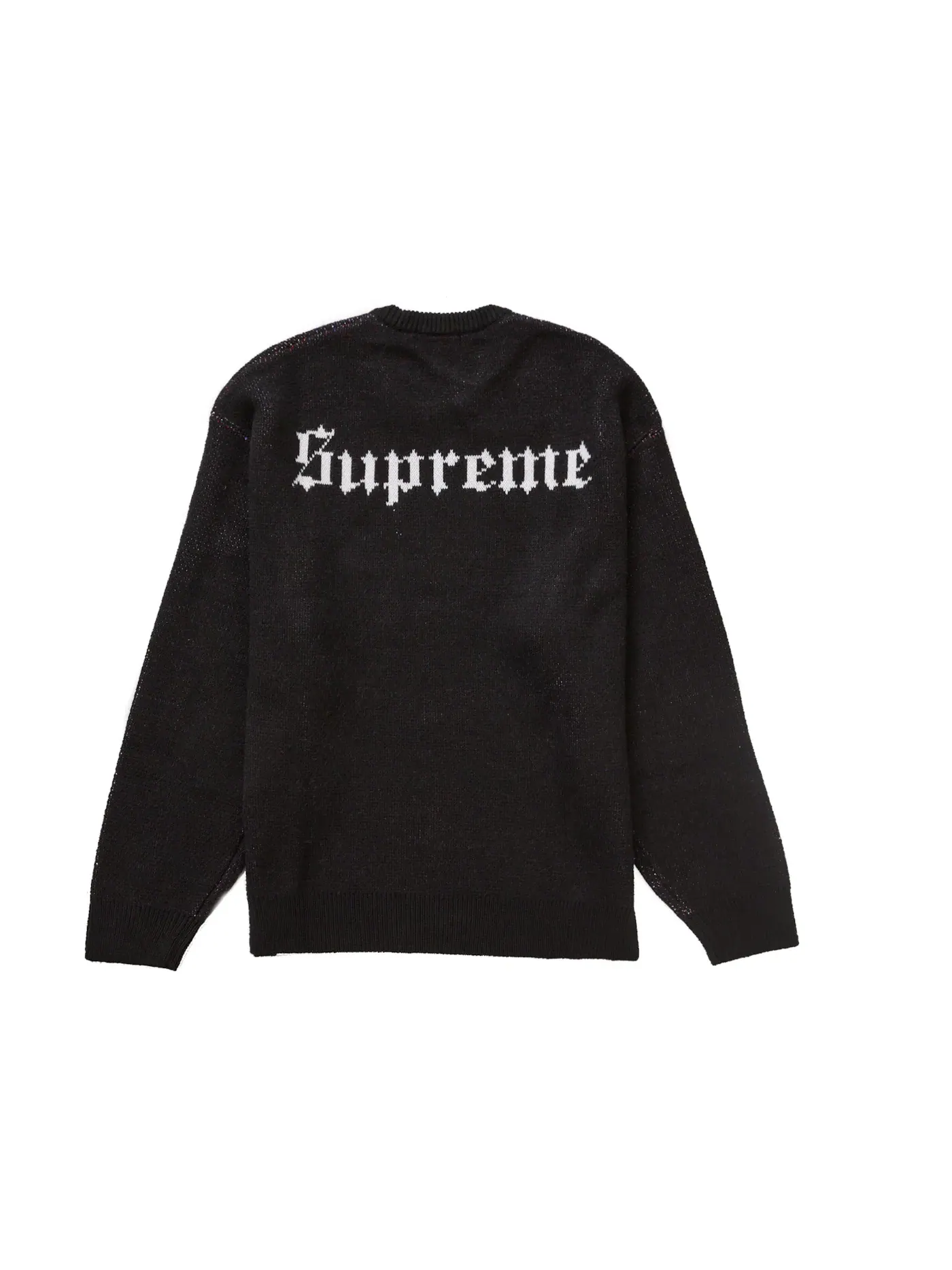 Мужской свитер с принтом Supreme Sweater Supreme — изображение 2 из 2, черный