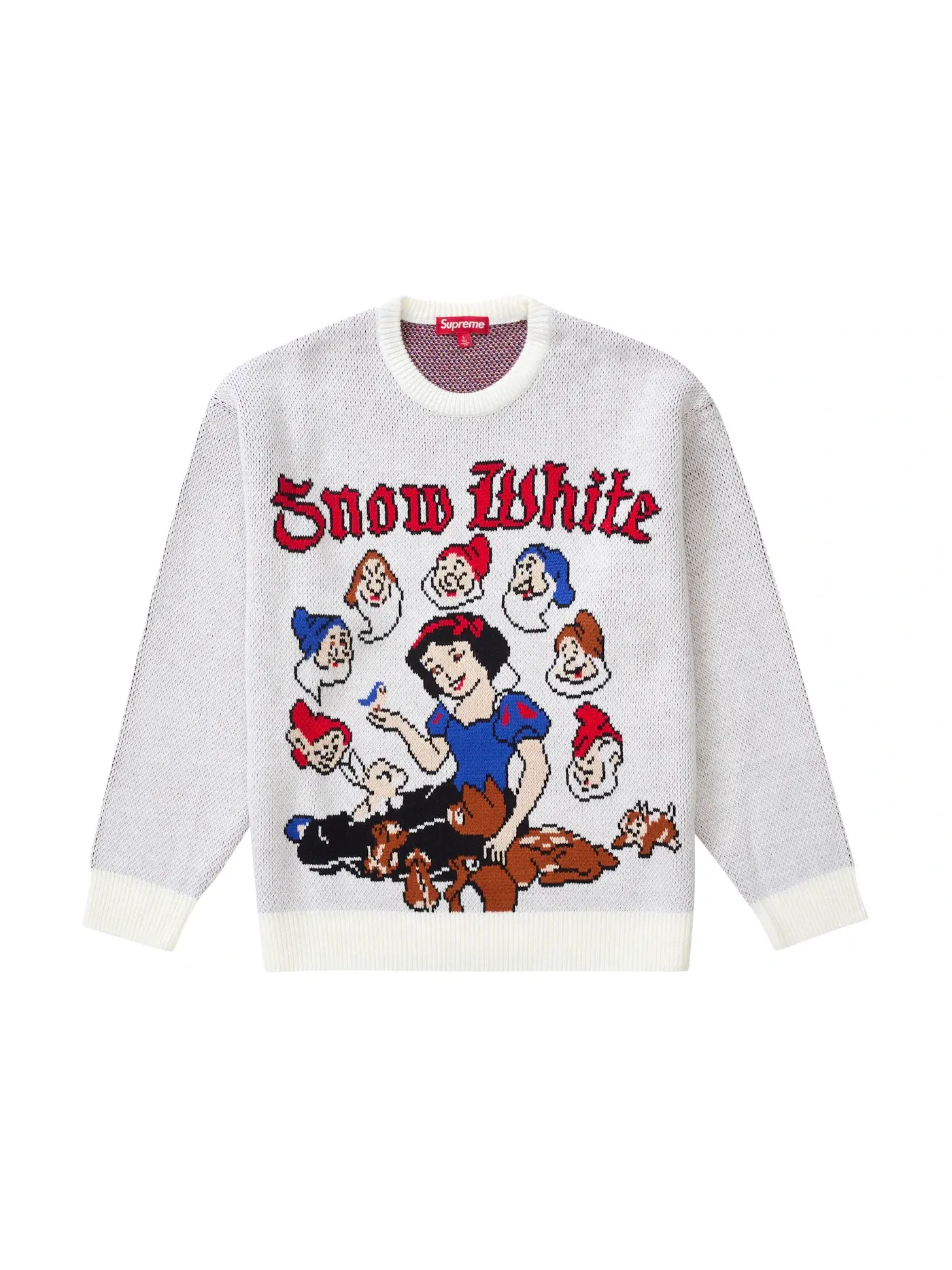Мужской свитер белый Supreme Sweater White — изображение 1 из 2