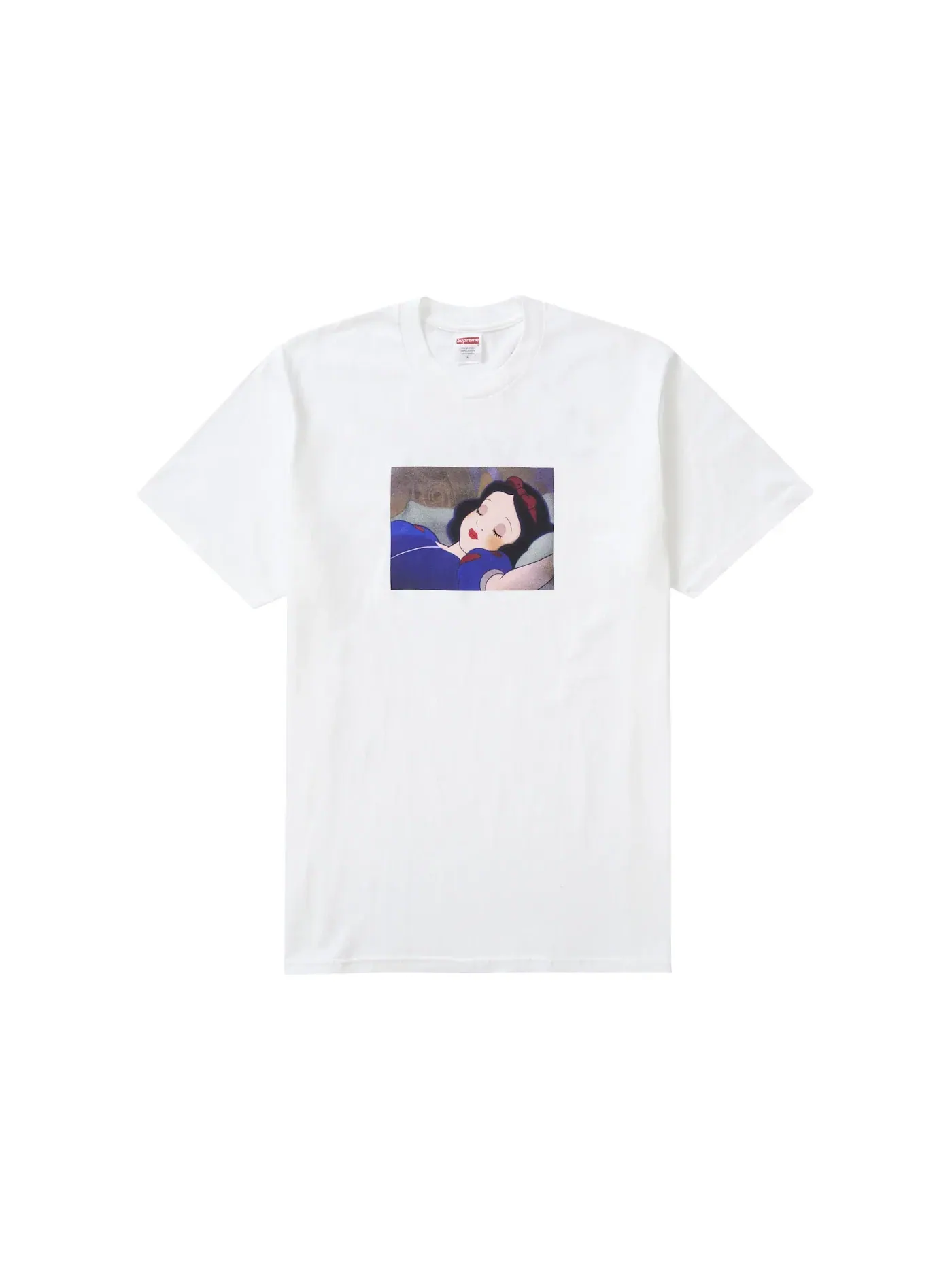 Мужская футболка с принтом Supreme Tee — изображение 1 из 2, белый