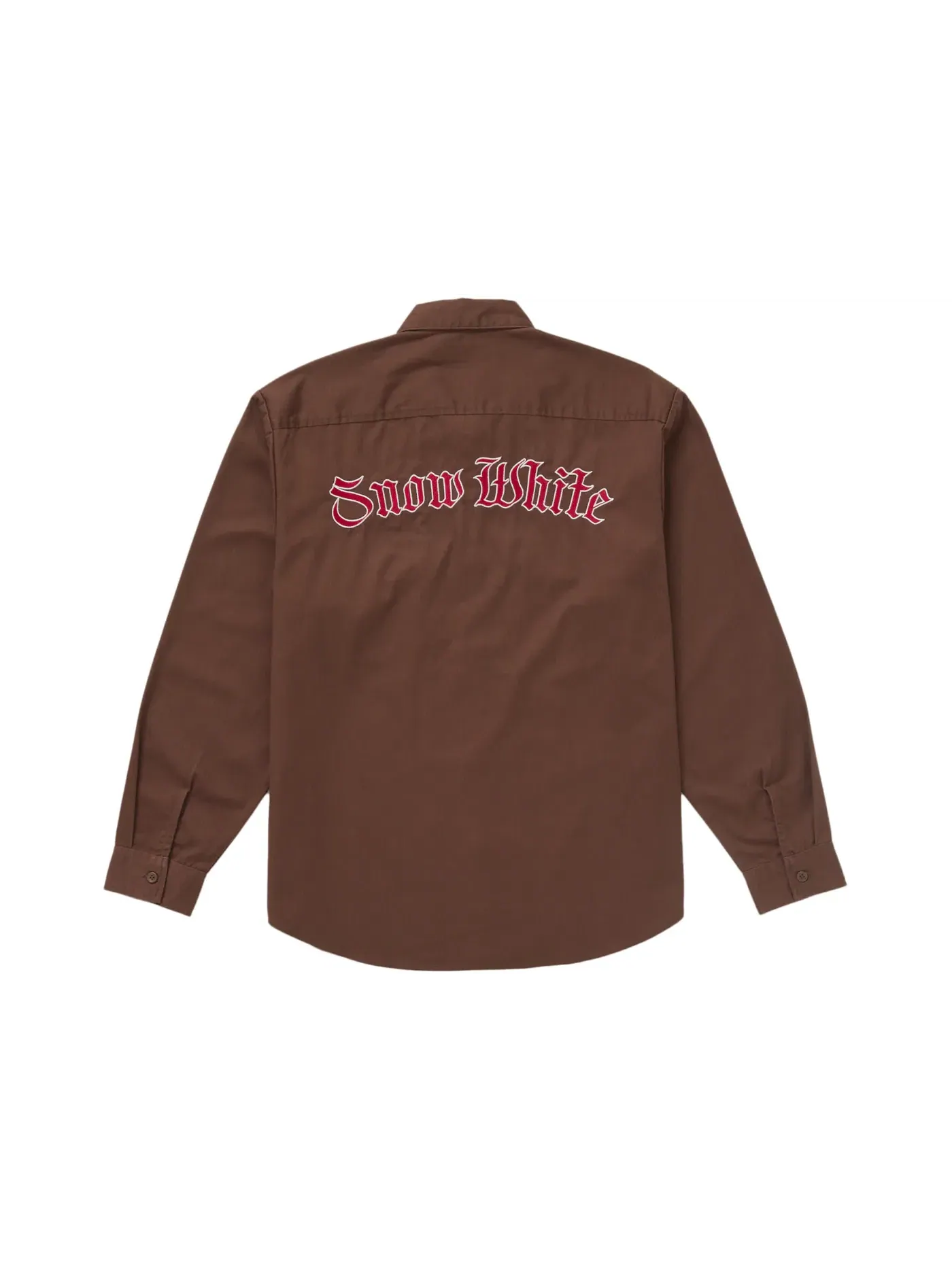 Мужская рубашка Supreme Snow White Work Shirt — изображение 1 из 2, коричневый