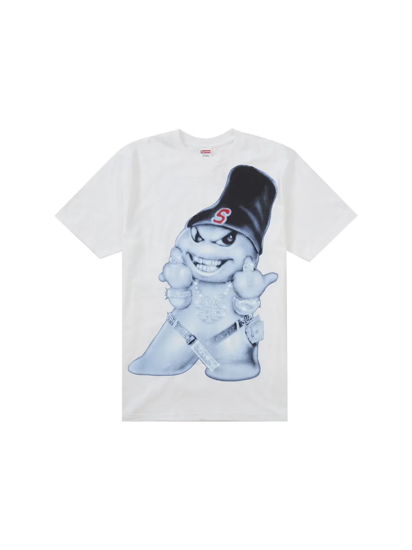 Мужская футболка с принтом Supreme Tee — изображение 1 из 2, белый