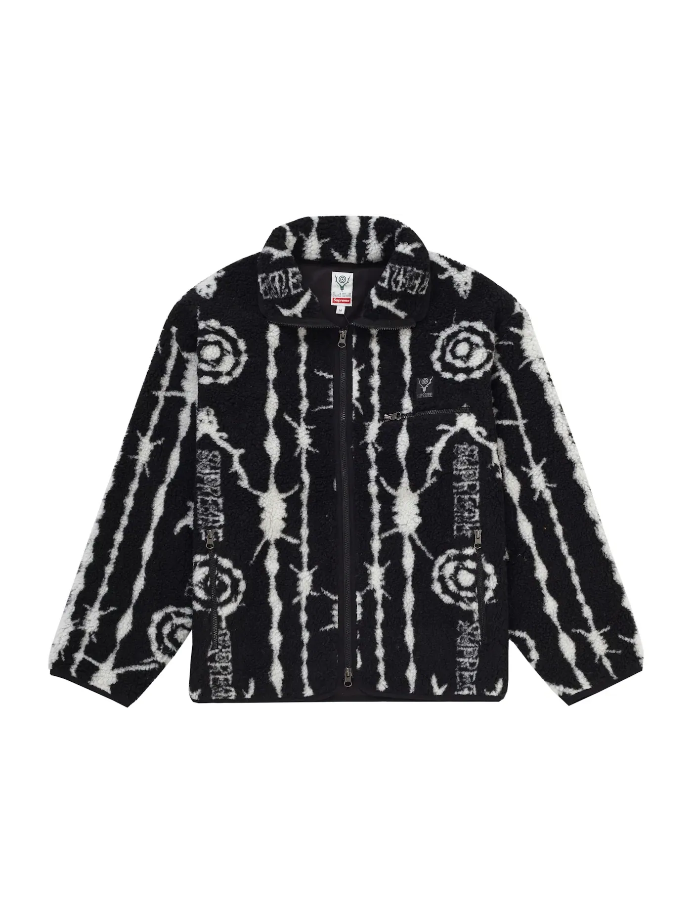 Мужская куртка из флиса SOUTH2 WEST8 Fleece Jacket Supreme — изображение 1 из 2, черный