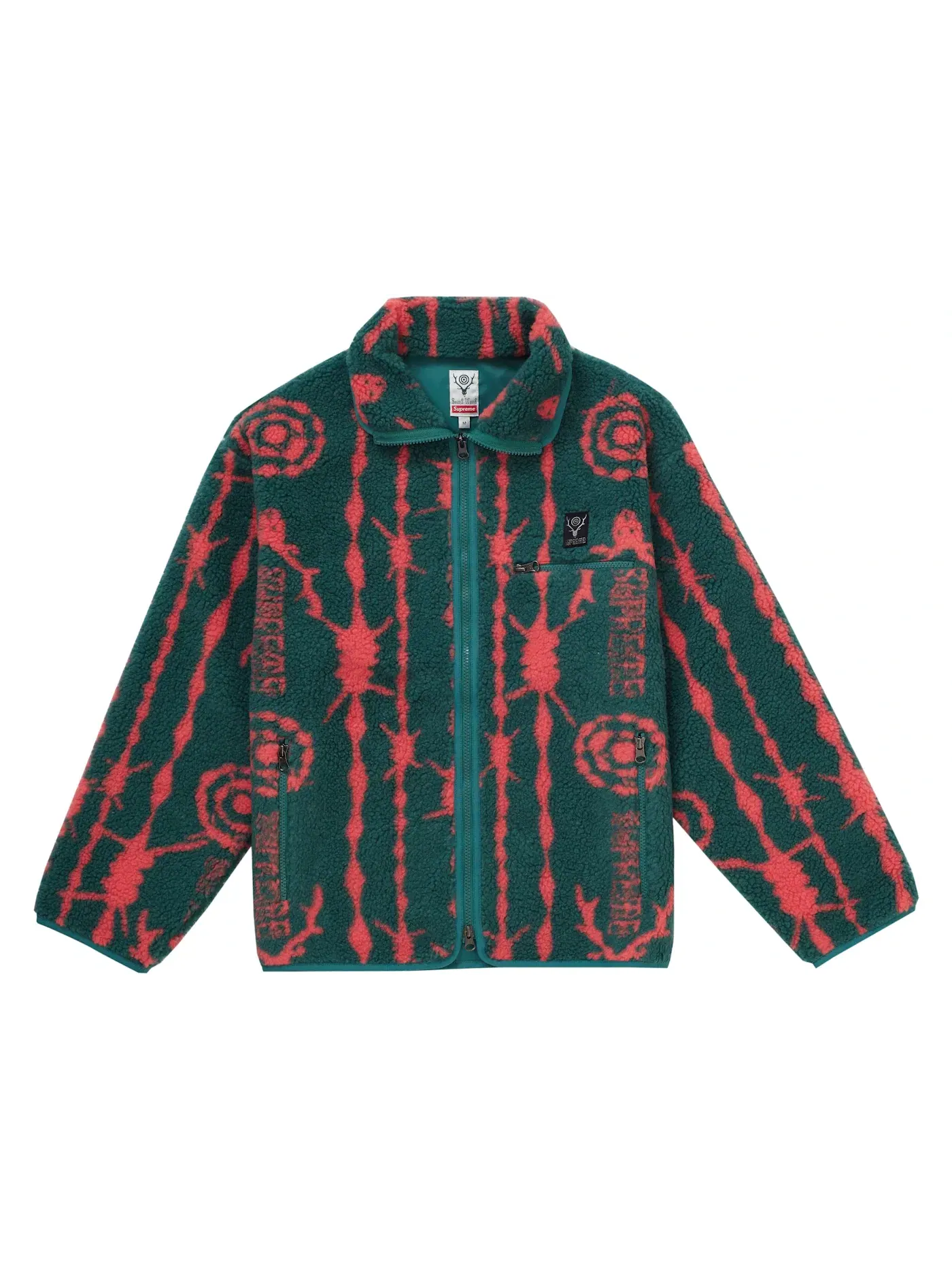 Мужская куртка из флиса SOUTH2 WEST8 Supreme — изображение 1 из 2, бирюзовый