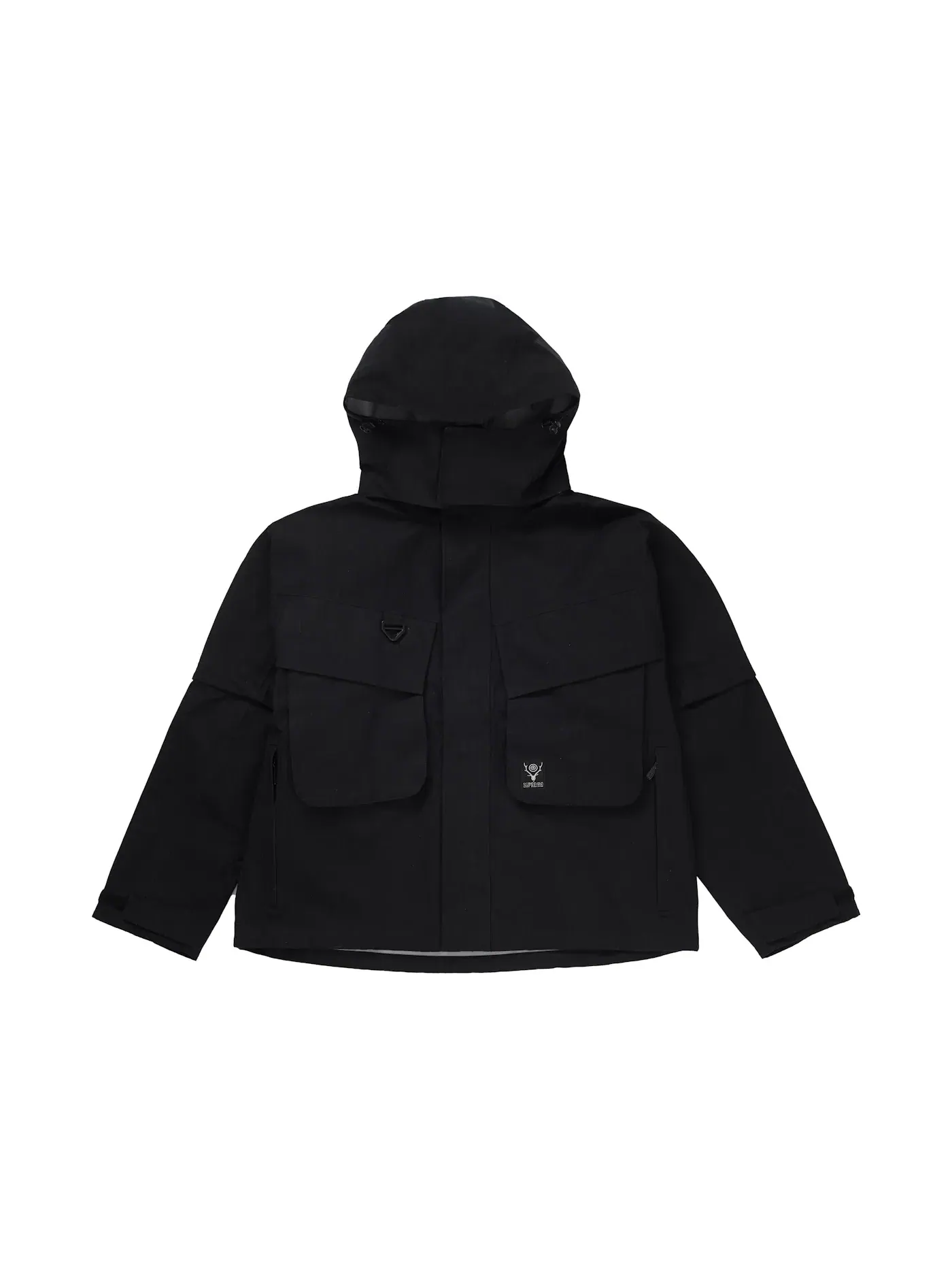 Мужская куртка из водоотталкивающего рипстопа с капюшоном Supreme SOUTH2 WEST8 River Trek Jacket — изображение 1 из 3, черный