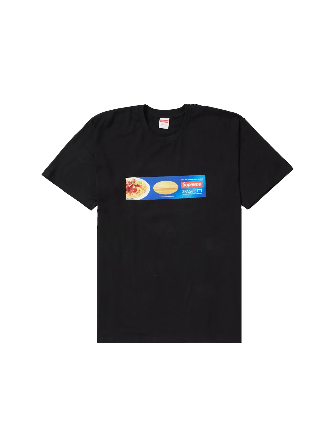 Мужская футболка с принтом Supreme Tee — изображение 1 из 1, черный