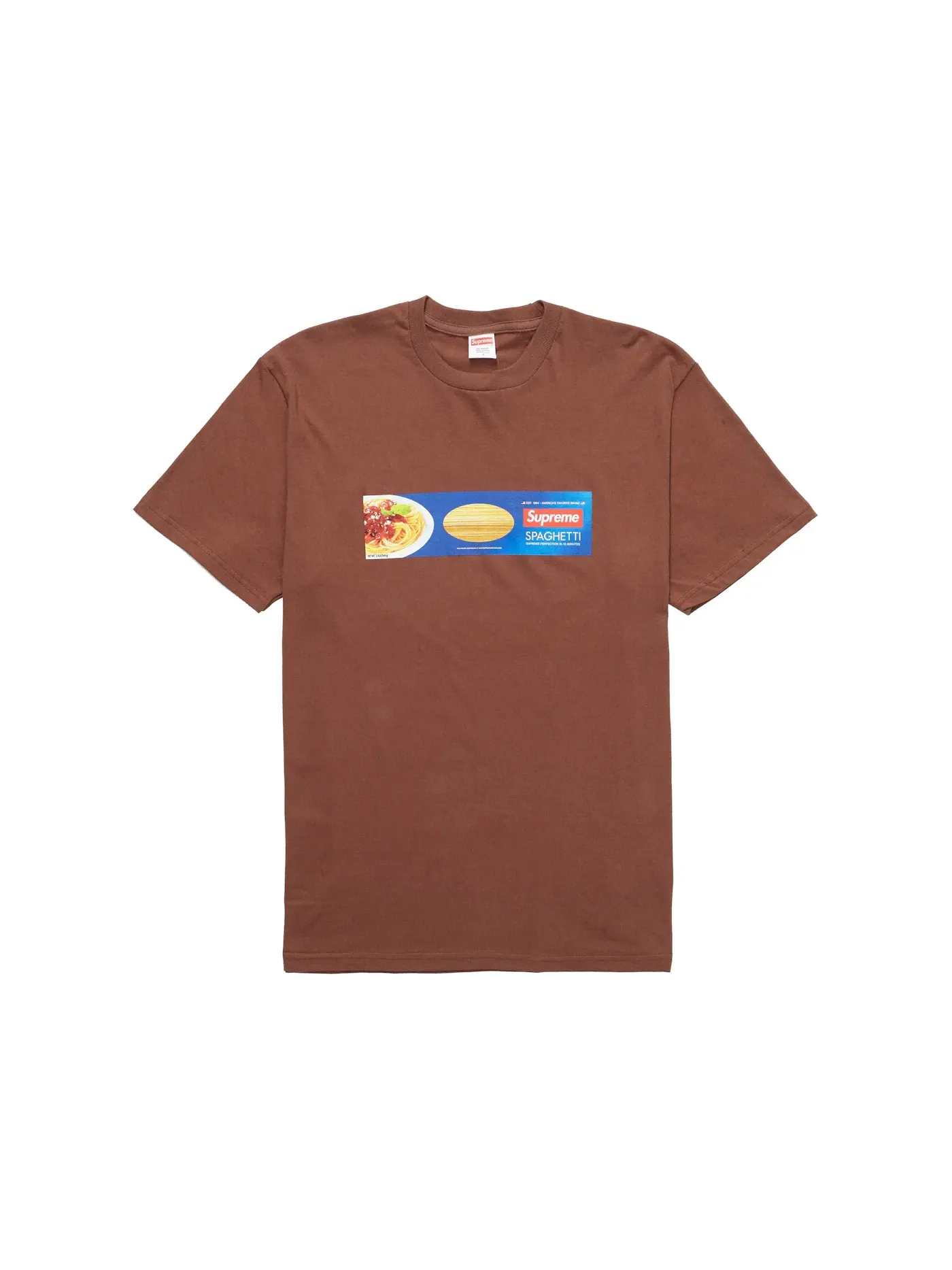 Мужская футболка с принтом Supreme Tee — изображение 1 из 1, коричневый