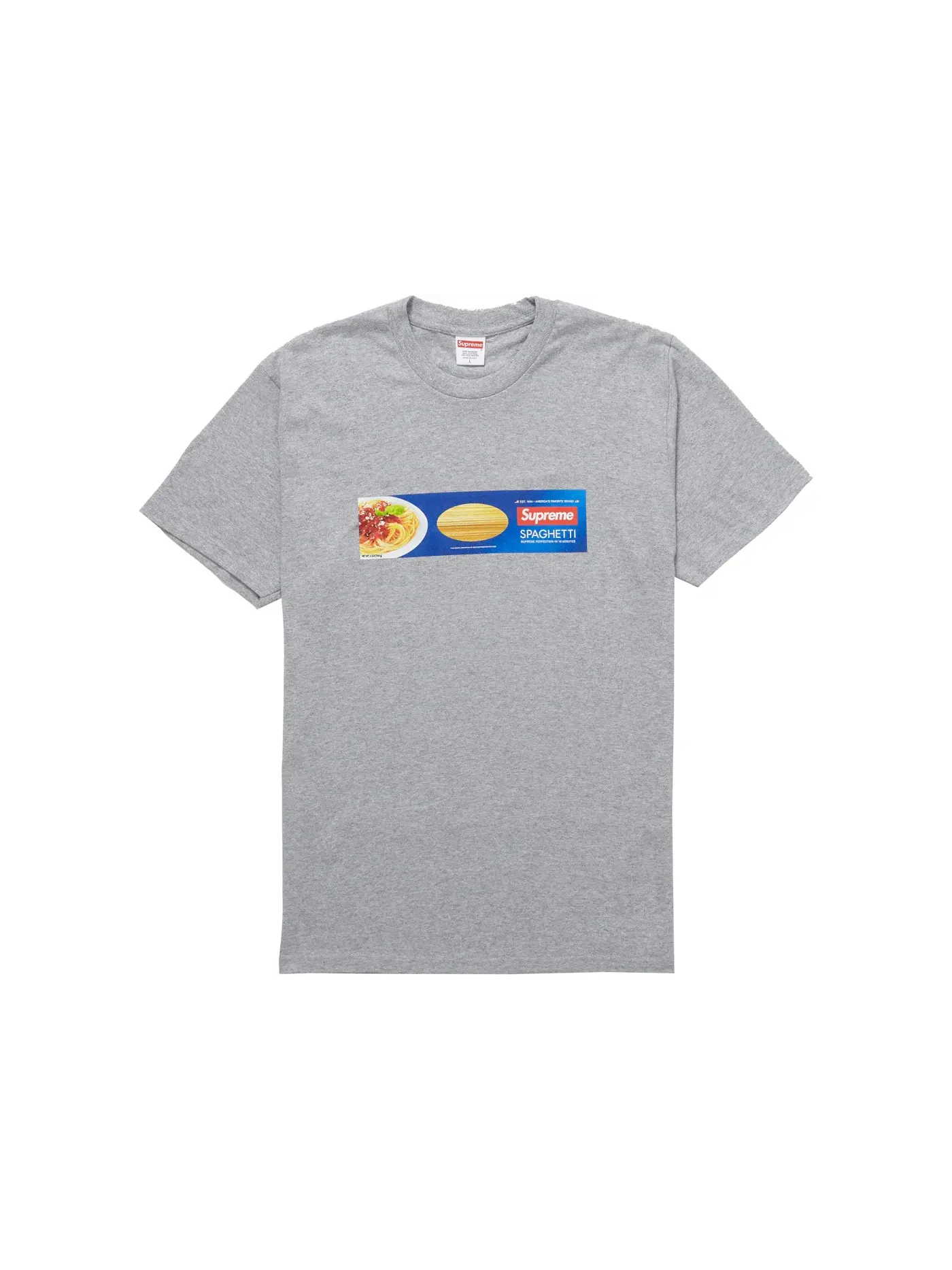 Мужская футболка Supreme Spaghetti Tee — изображение 1 из 1, серый