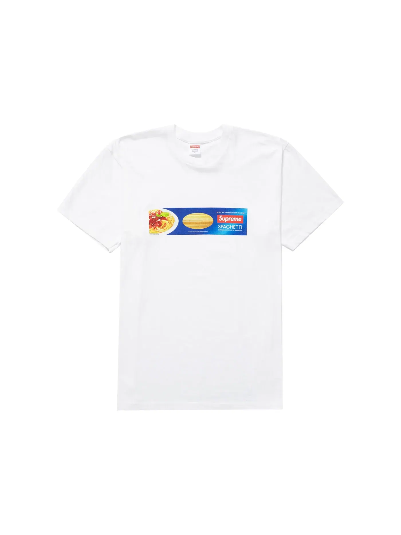 Мужская футболка с принтом Supreme Tee — изображение 1 из 1, белый