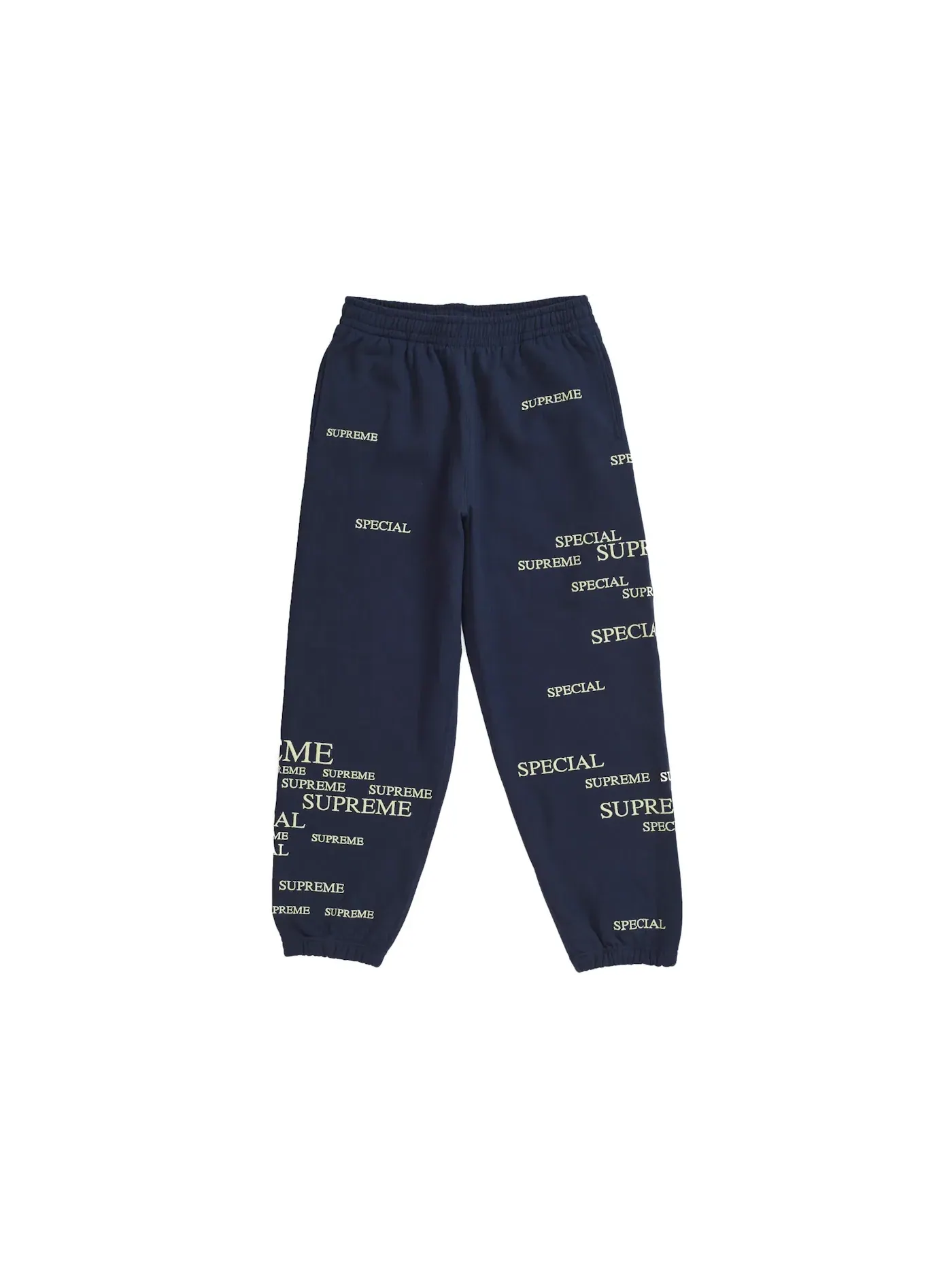 Мужские спортивные штаны с длинным рукавом Supreme Sweatpant — изображение 1 из 2, темно-синий