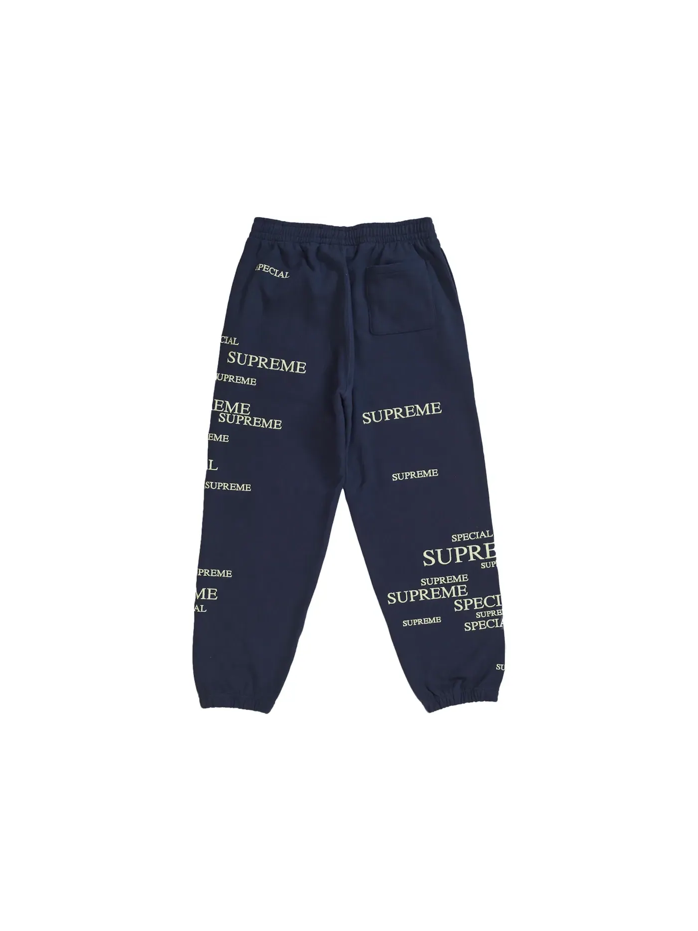 Мужские спортивные штаны с длинным рукавом Supreme Sweatpant — изображение 2 из 2, темно-синий