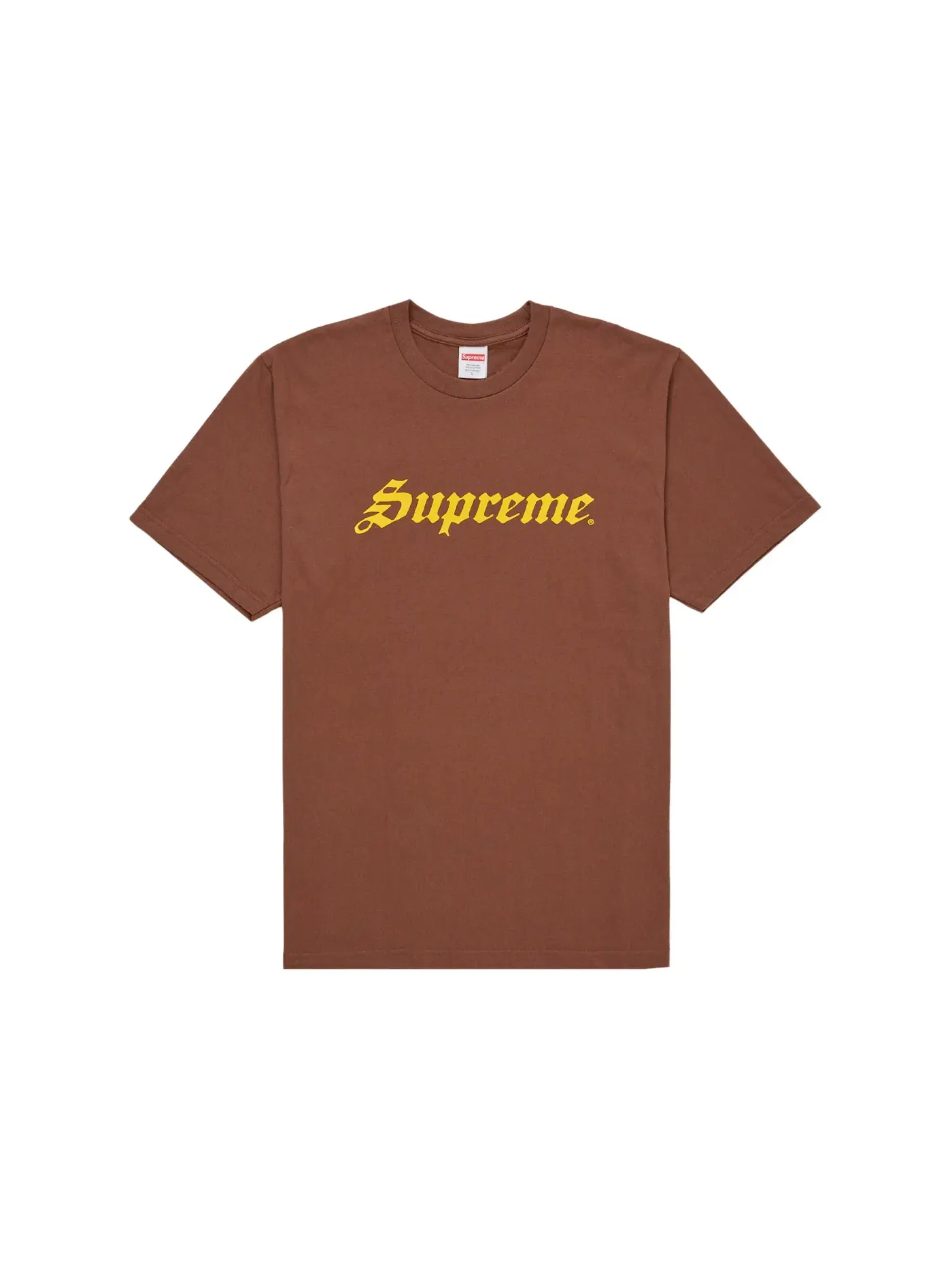 Мужская футболка Supreme Tee — изображение 1 из 1, коричневый