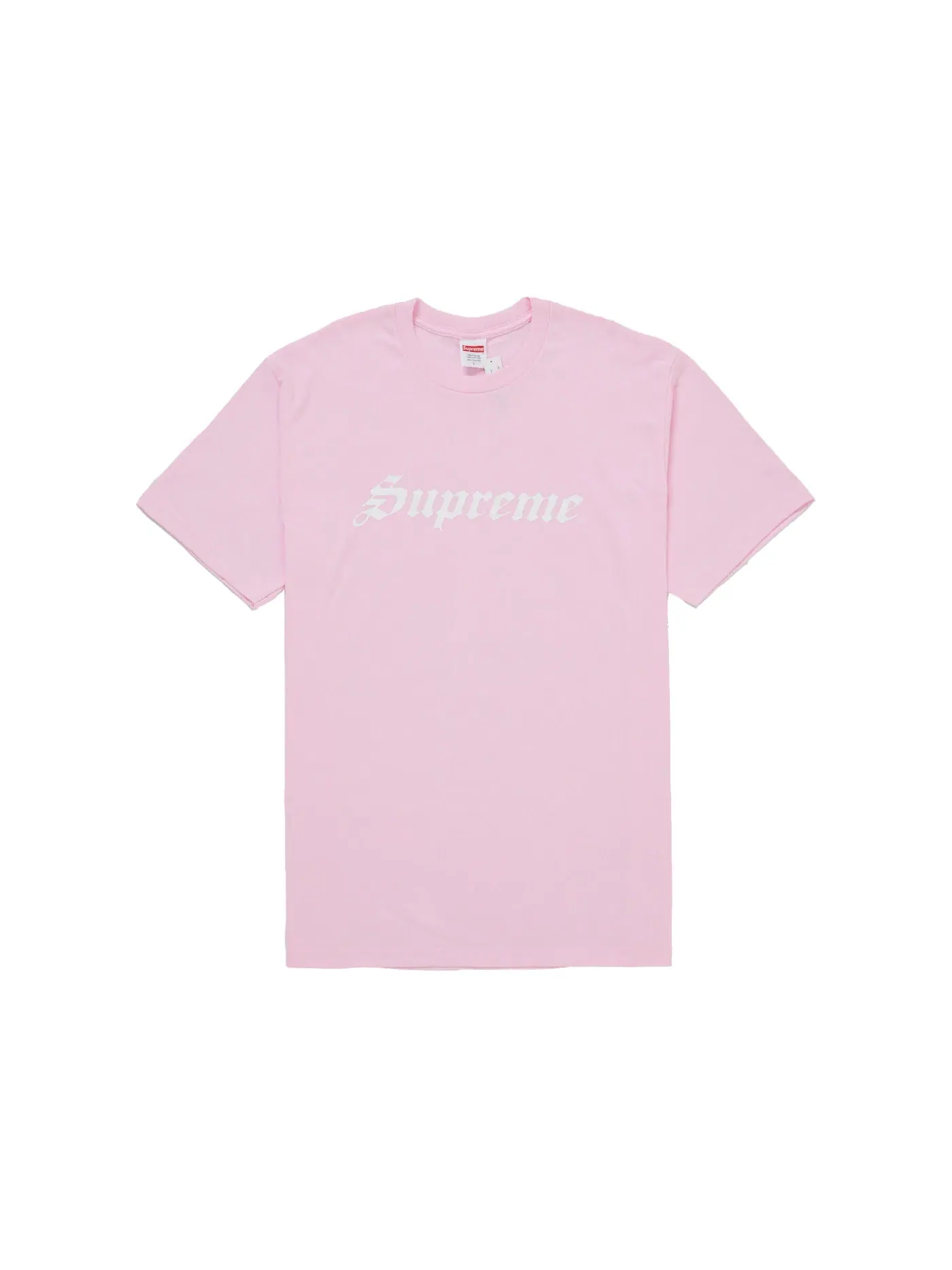 Мужская футболка с коротким рукавом Supreme Tee — изображение 1 из 1, розовый