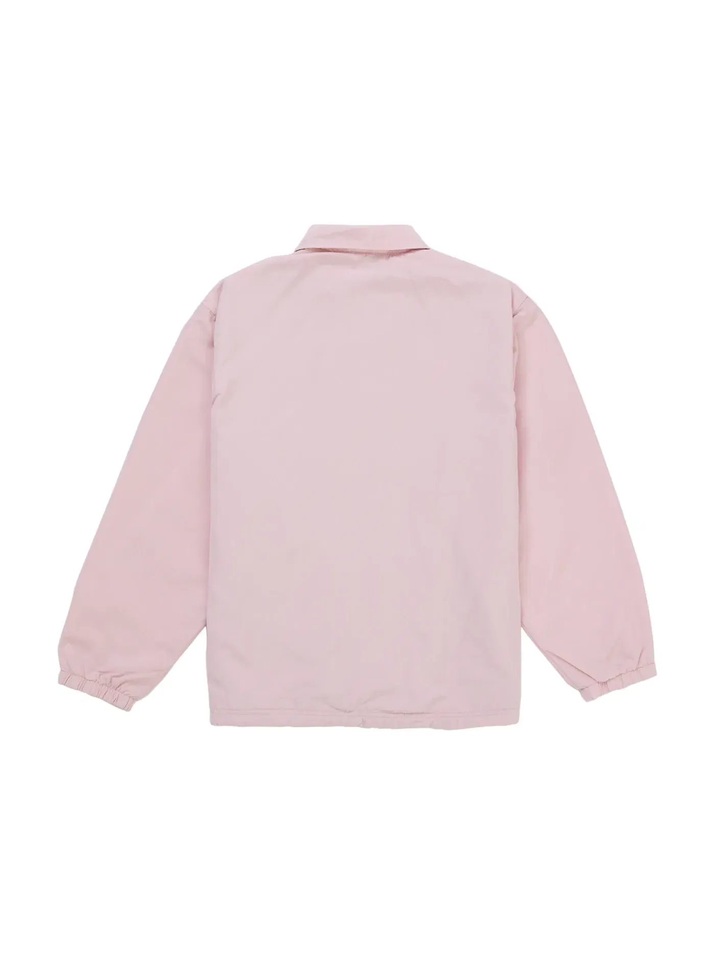 Мужская куртка-тренч с принтом Supreme Spellout Coaches Jacket — изображение 3 из 3, розовый