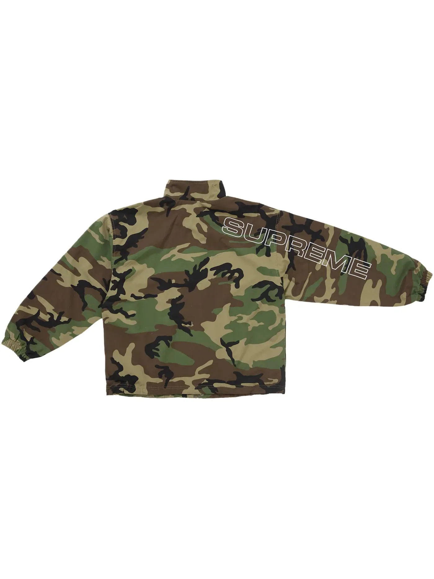 Мужская куртка из рипстопа с вышивкой Supreme Spellout, Woodland Camo — изображение 3 из 3