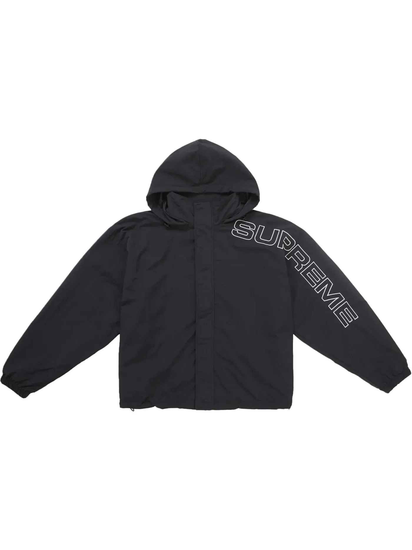 Мужская куртка с принтом Supreme Spellout (FW24) — изображение 1 из 3, черный