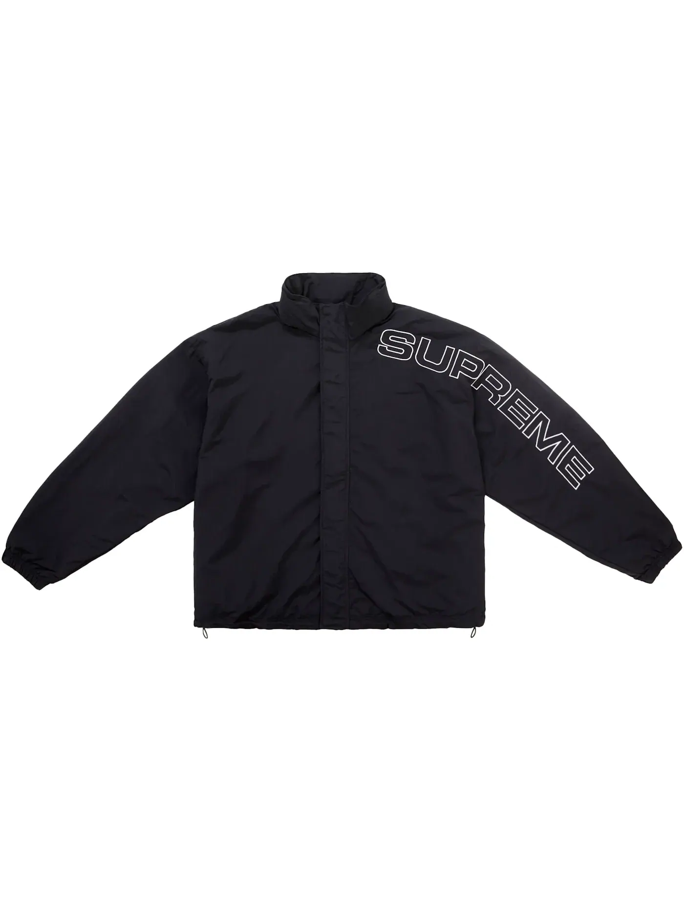 Мужская куртка с принтом Supreme Spellout (FW24) — изображение 2 из 3, черный