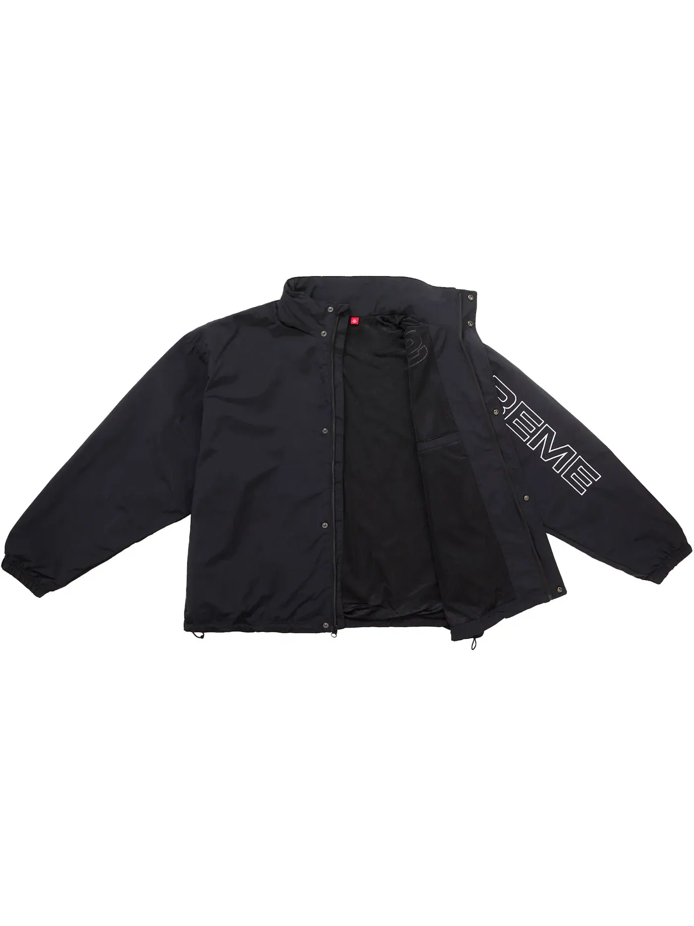 Мужская куртка с принтом Supreme Spellout (FW24) — изображение 3 из 3, черный