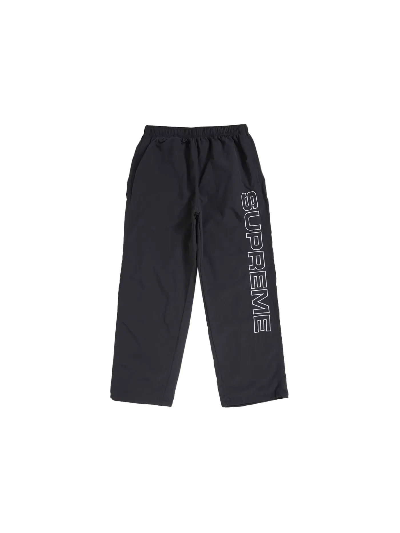 Мужские спортивные штаны с вышивкой Supreme Spellout Embroidered Track Pant (FW24) Supreme — изображение 1 из 2, черный