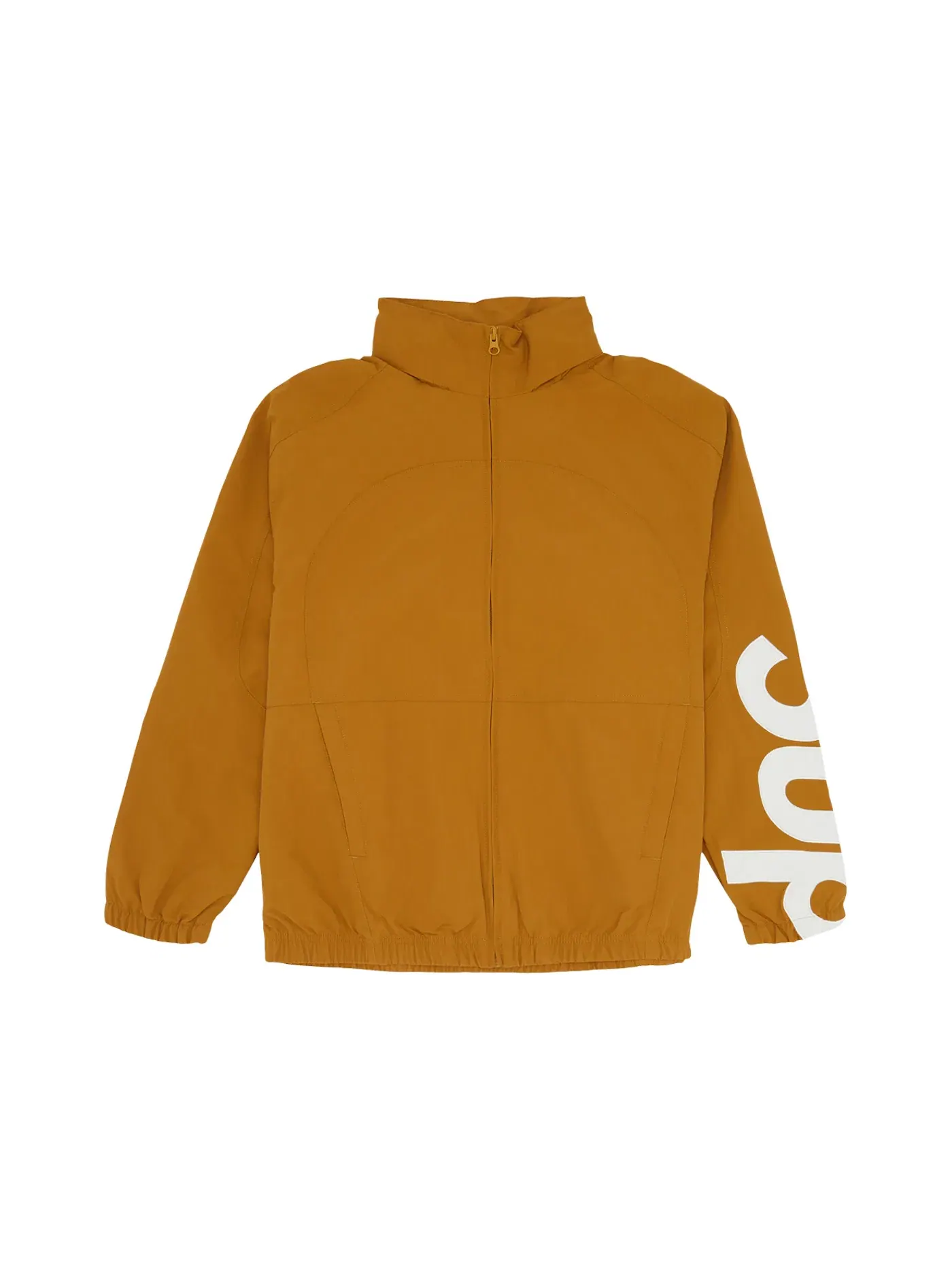 Мужская куртка с длинным рукавом Supreme Spellout Track Jacket — изображение 1 из 2, темный золотистый