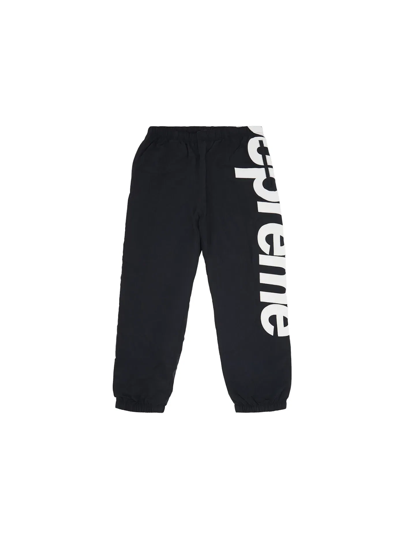 Мужские спортивные штаны с принтом Supreme Spellout Supreme — изображение 1 из 2, черный
