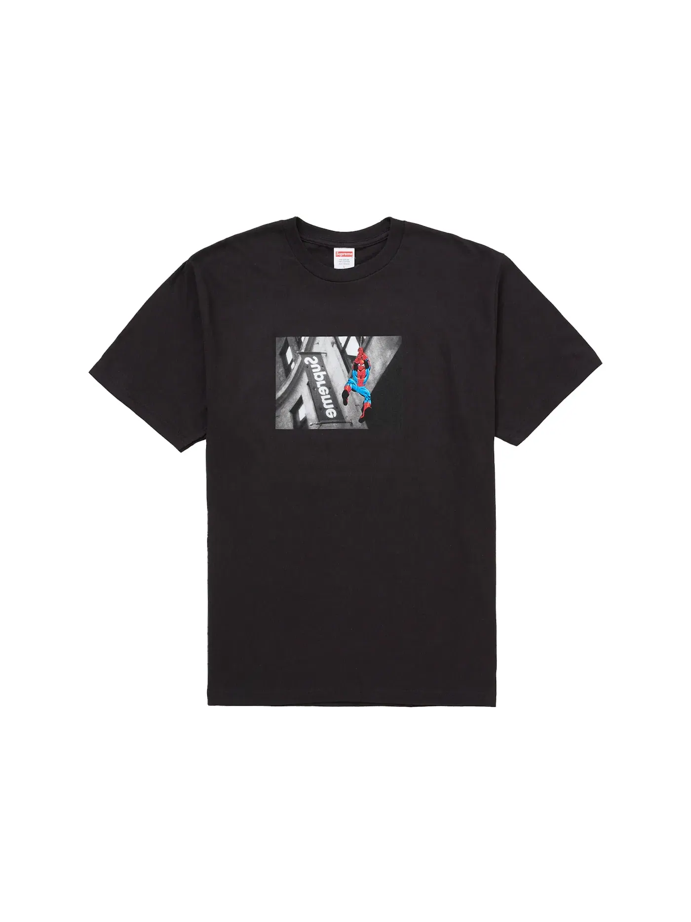 Мужская футболка с принтом Supreme Tee — изображение 1 из 1, черный