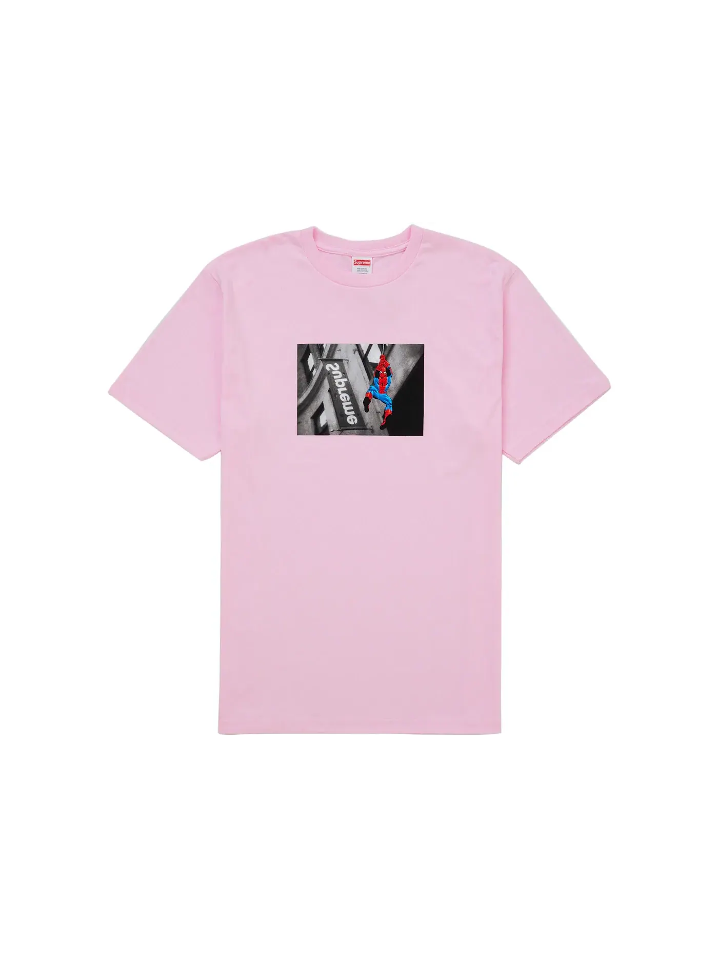 Мужская футболка с принтом Tee Supreme — изображение 1 из 1, розовый