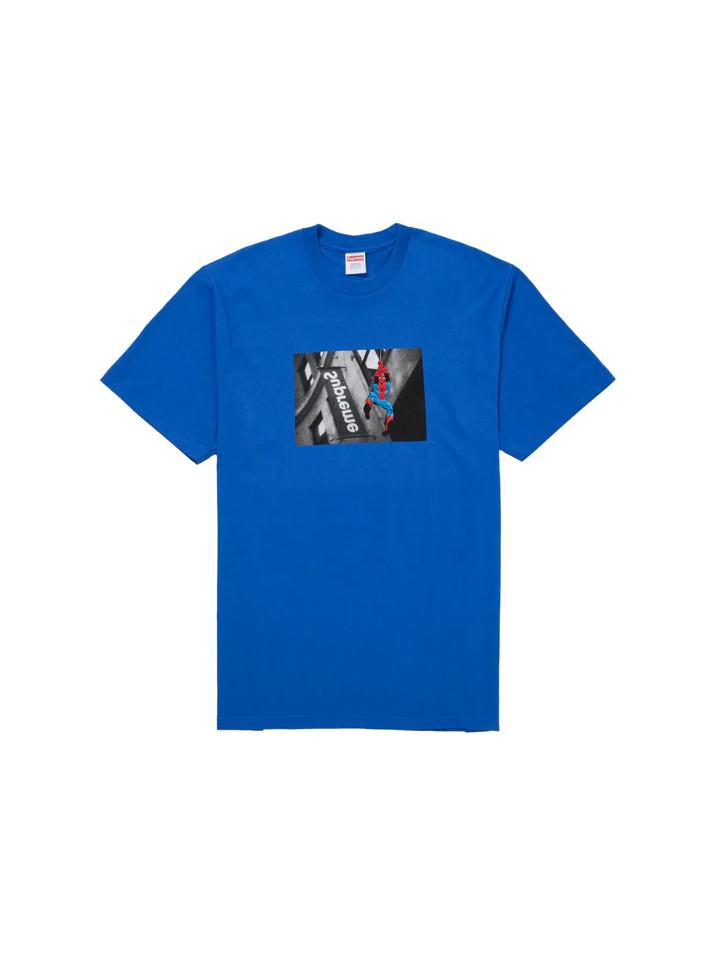 Мужская футболка с принтом Supreme Spider-Man Tee — изображение 1 из 1, королевский