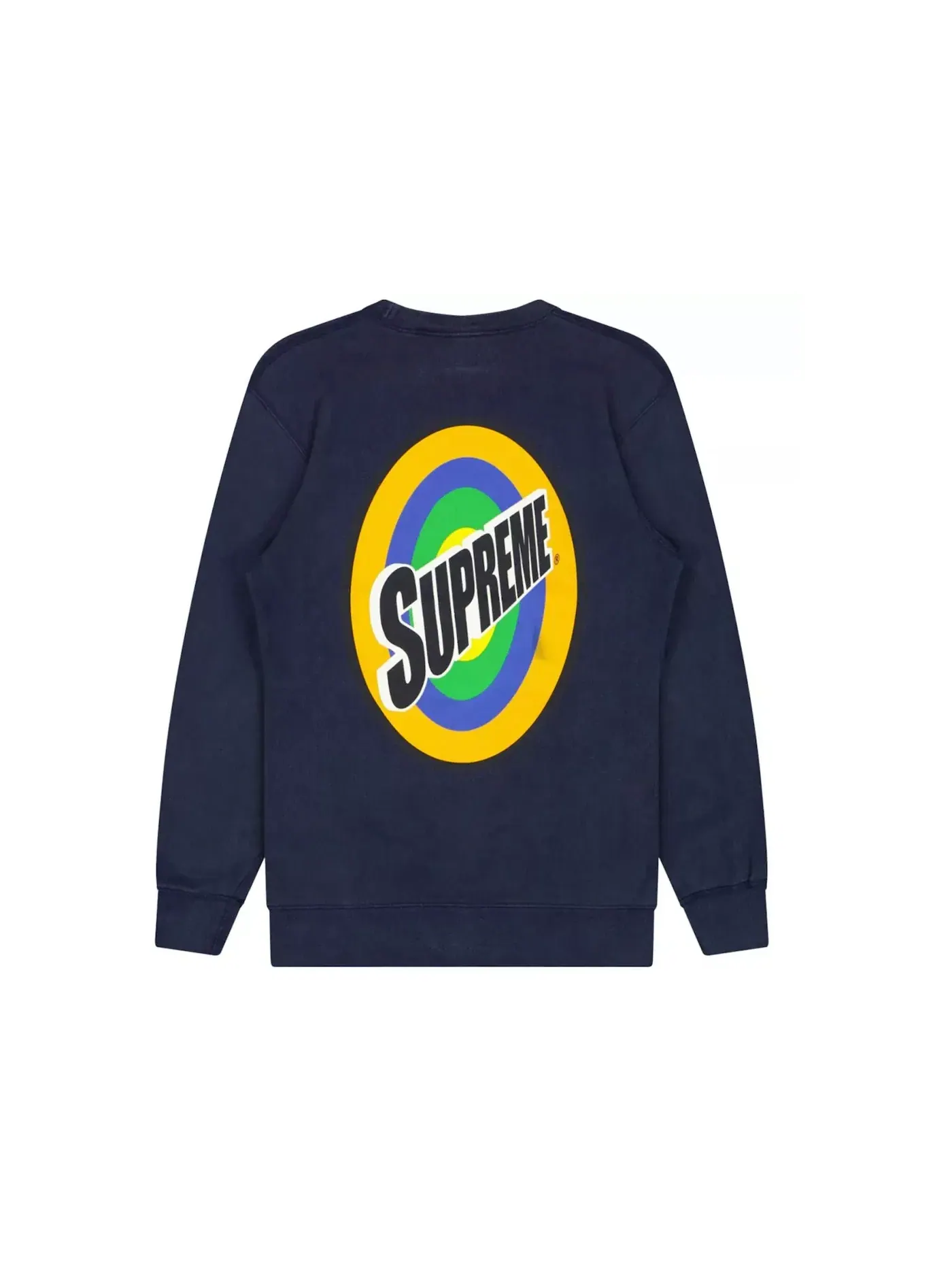 Мужской свитшот Supreme Crewneck — изображение 1 из 2, темно-синий