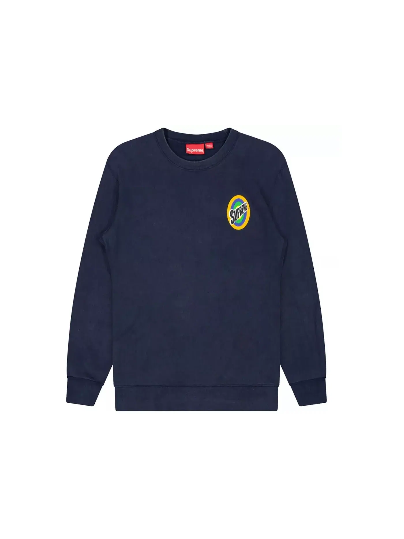 Мужской свитшот Supreme Crewneck — изображение 2 из 2, темно-синий