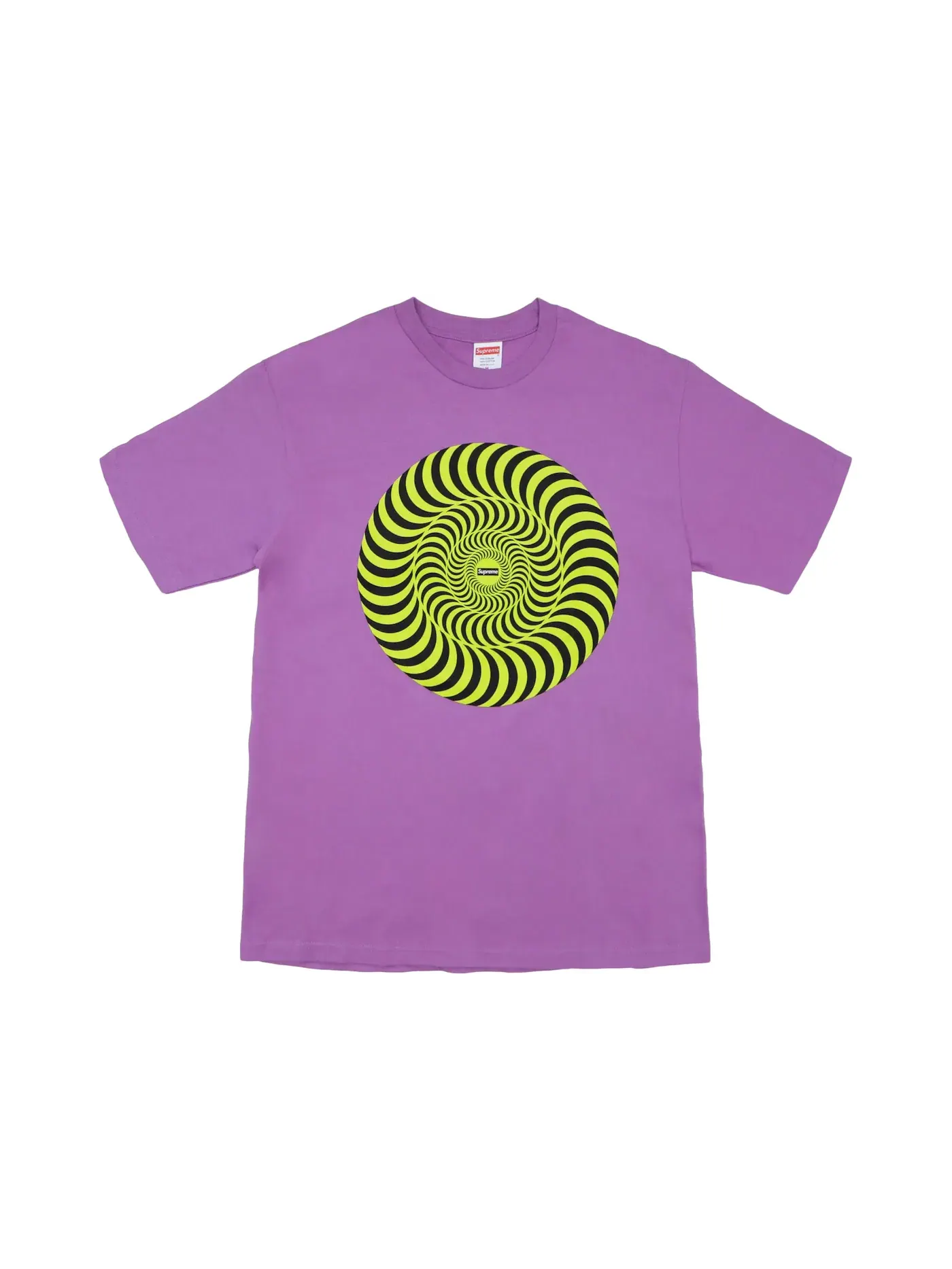 Мужская футболка с принтом Supreme Spitfire Classic Swirl — изображение 1 из 2, светлый фиолетовый