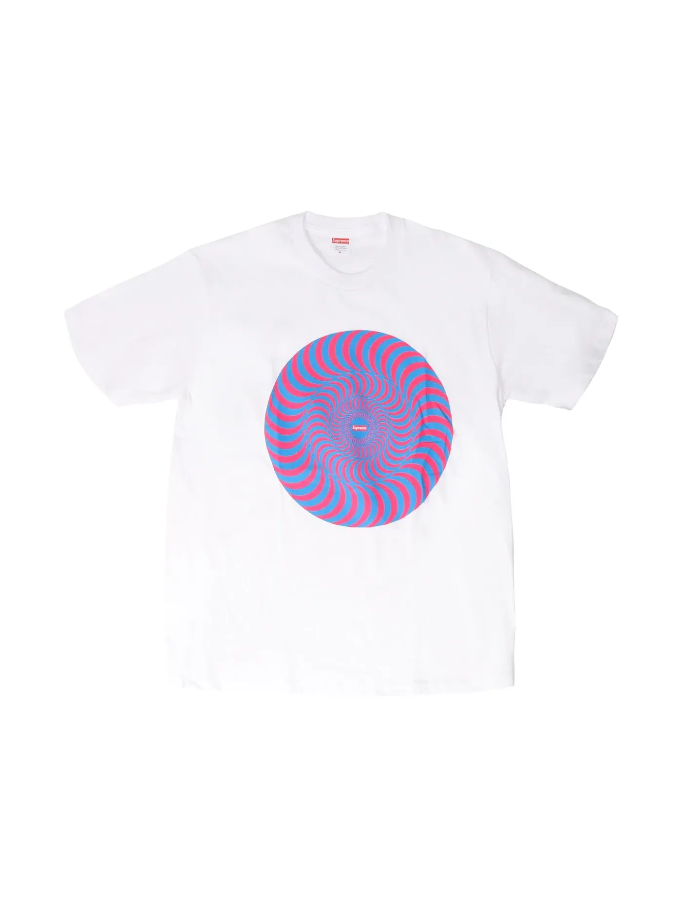 Мужская футболка с принтом Supreme Spitfire Classic Swirl — изображение 1 из 2, белый