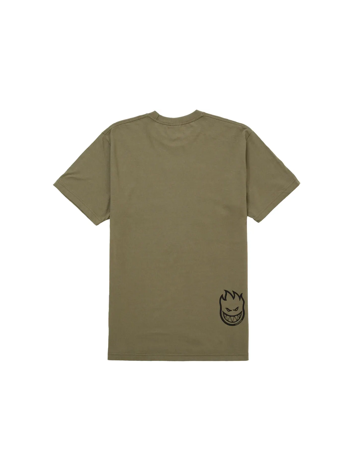 Мужская футболка с принтом Supreme Spitfire Flag Tee — изображение 2 из 2, оливковый