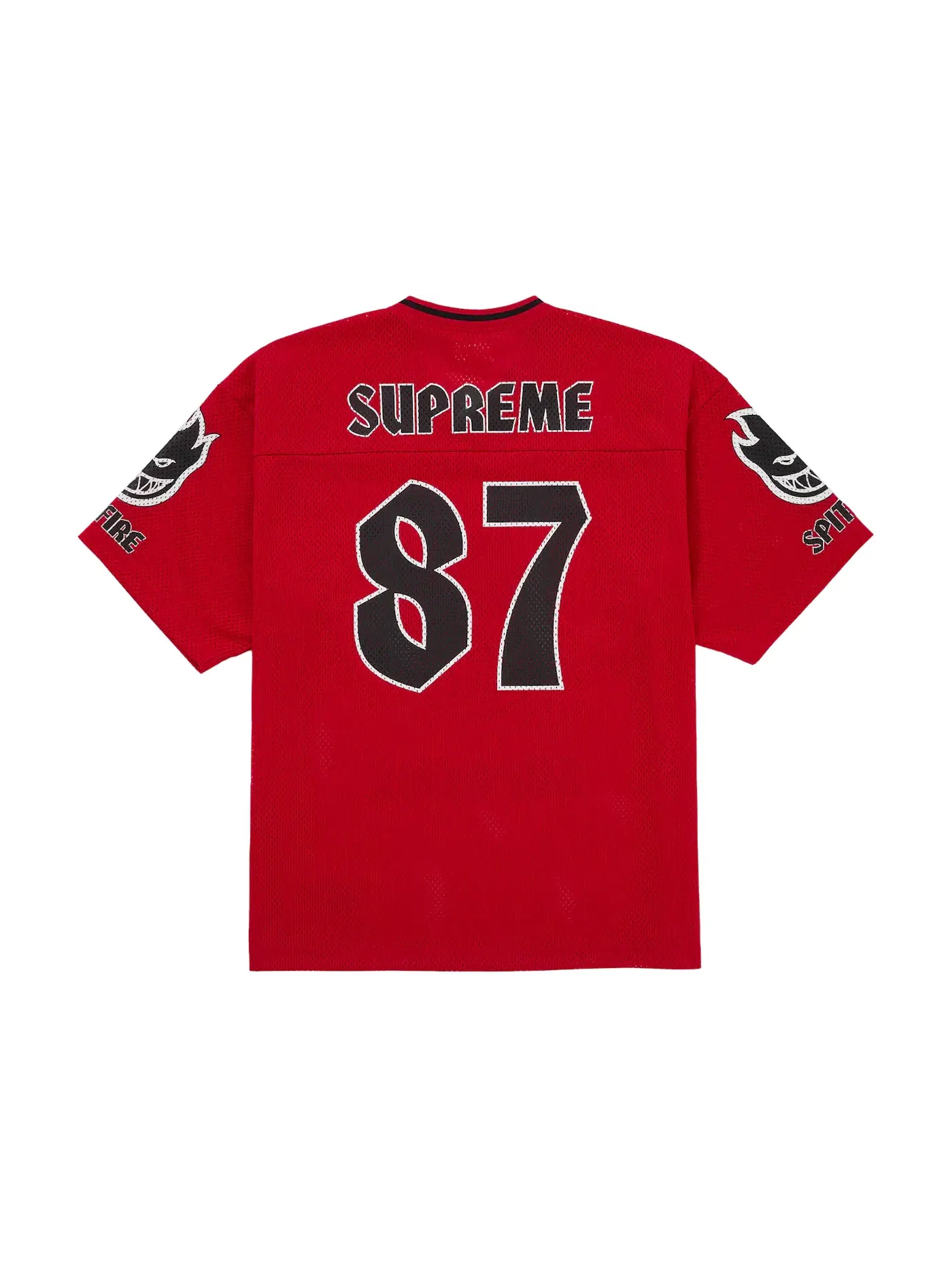 Мужская футбольная джерси с принтом Spitfire Jersey Supreme — изображение 2 из 2, красный