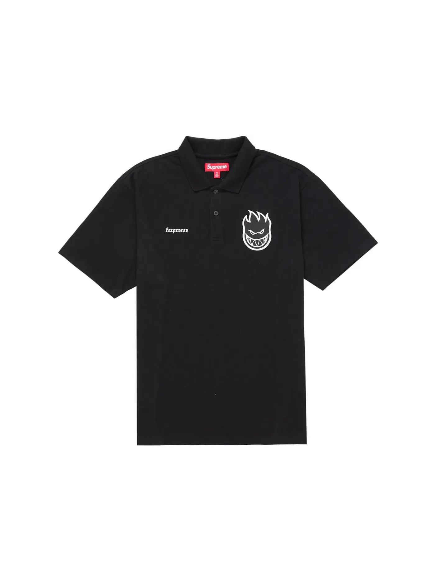 Мужская поло Supreme Spitfire Polo Shirt — изображение 1 из 1, черный