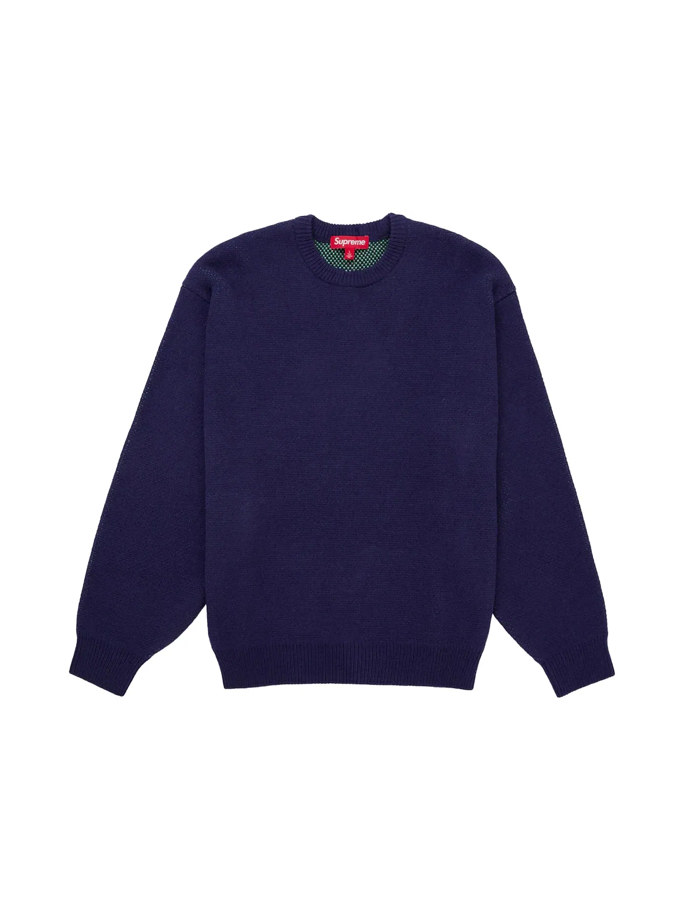 Мужской свитер с длинным рукавом Supreme Spitfire Sweater — изображение 2 из 2, темно-синий
