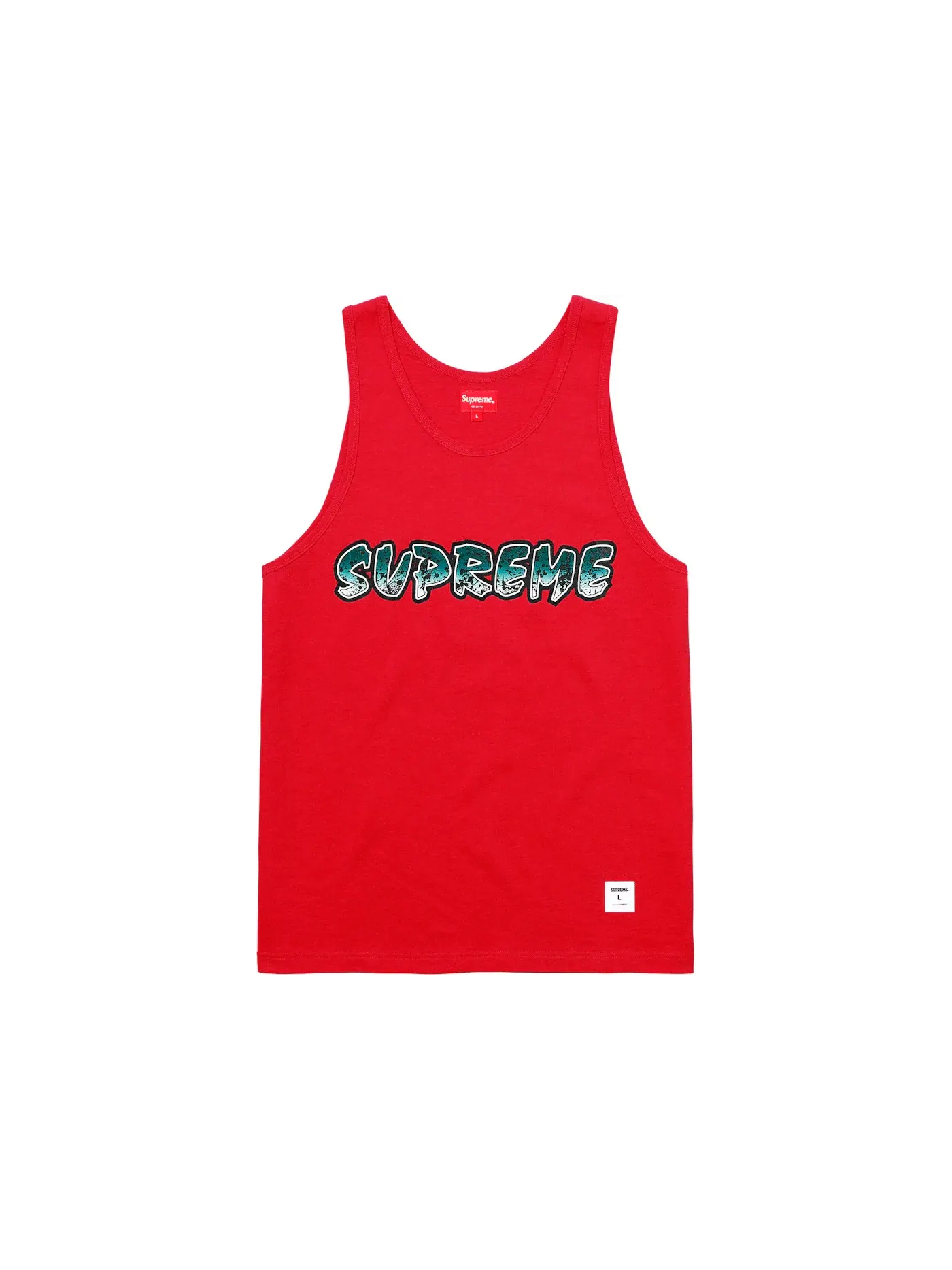 Мужская футболка с принтом Supreme Top — изображение 1 из 1, красный