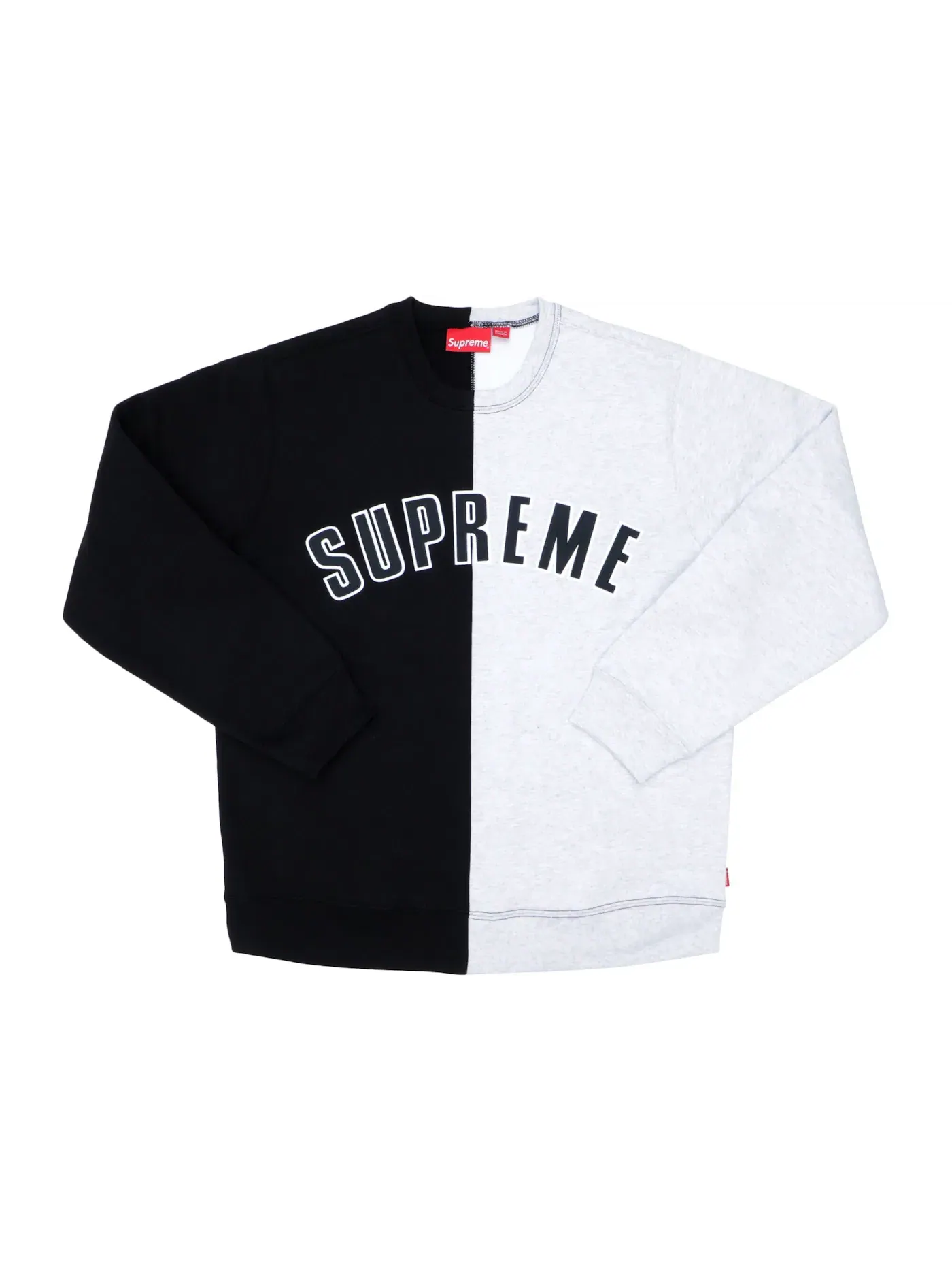 Мужской свитшот с разрезом Supreme Sweatshirt — изображение 1 из 1, черный