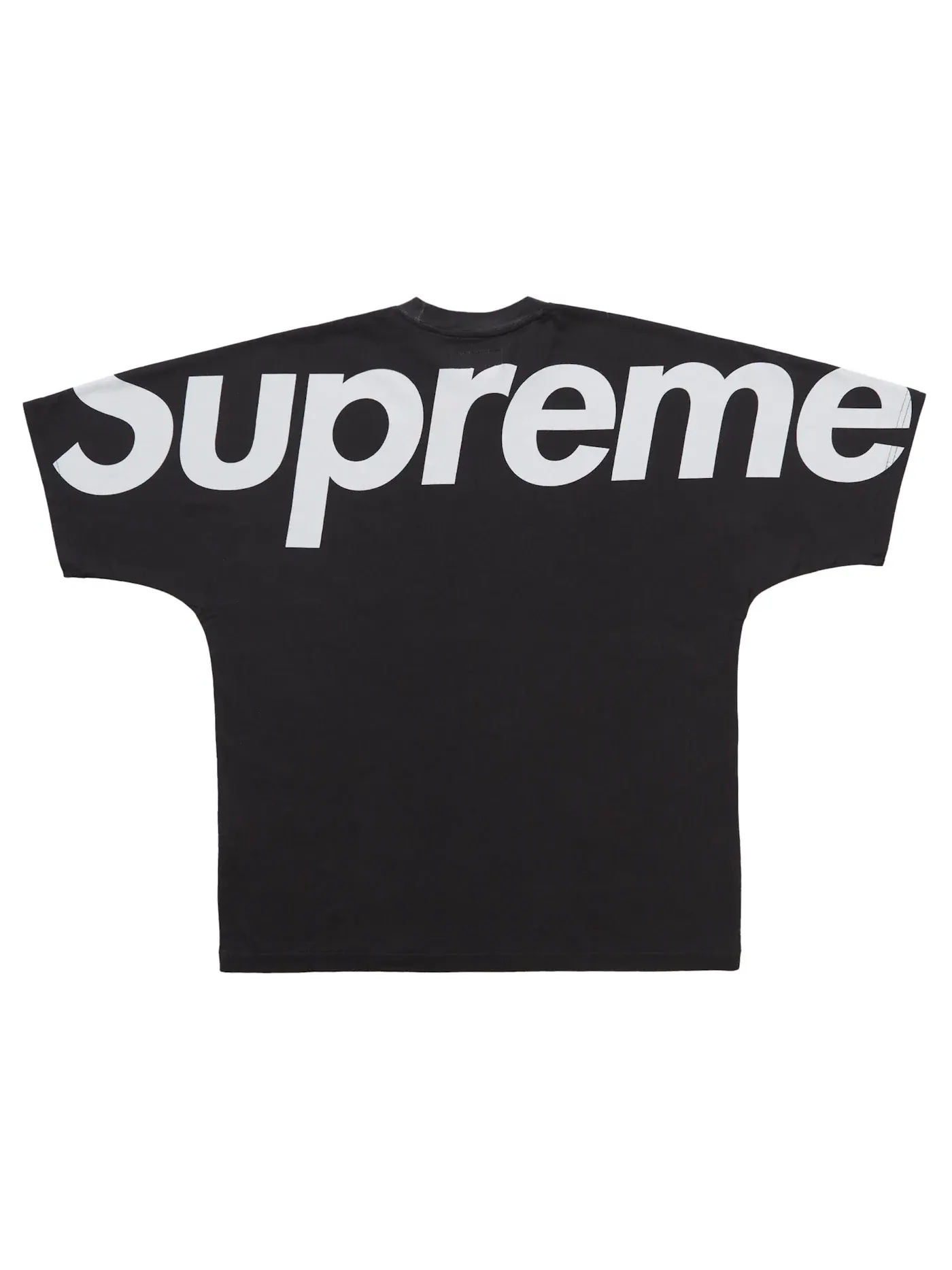 Мужская футболка Supreme Split S/S Top (FW23) — изображение 2 из 2, черный